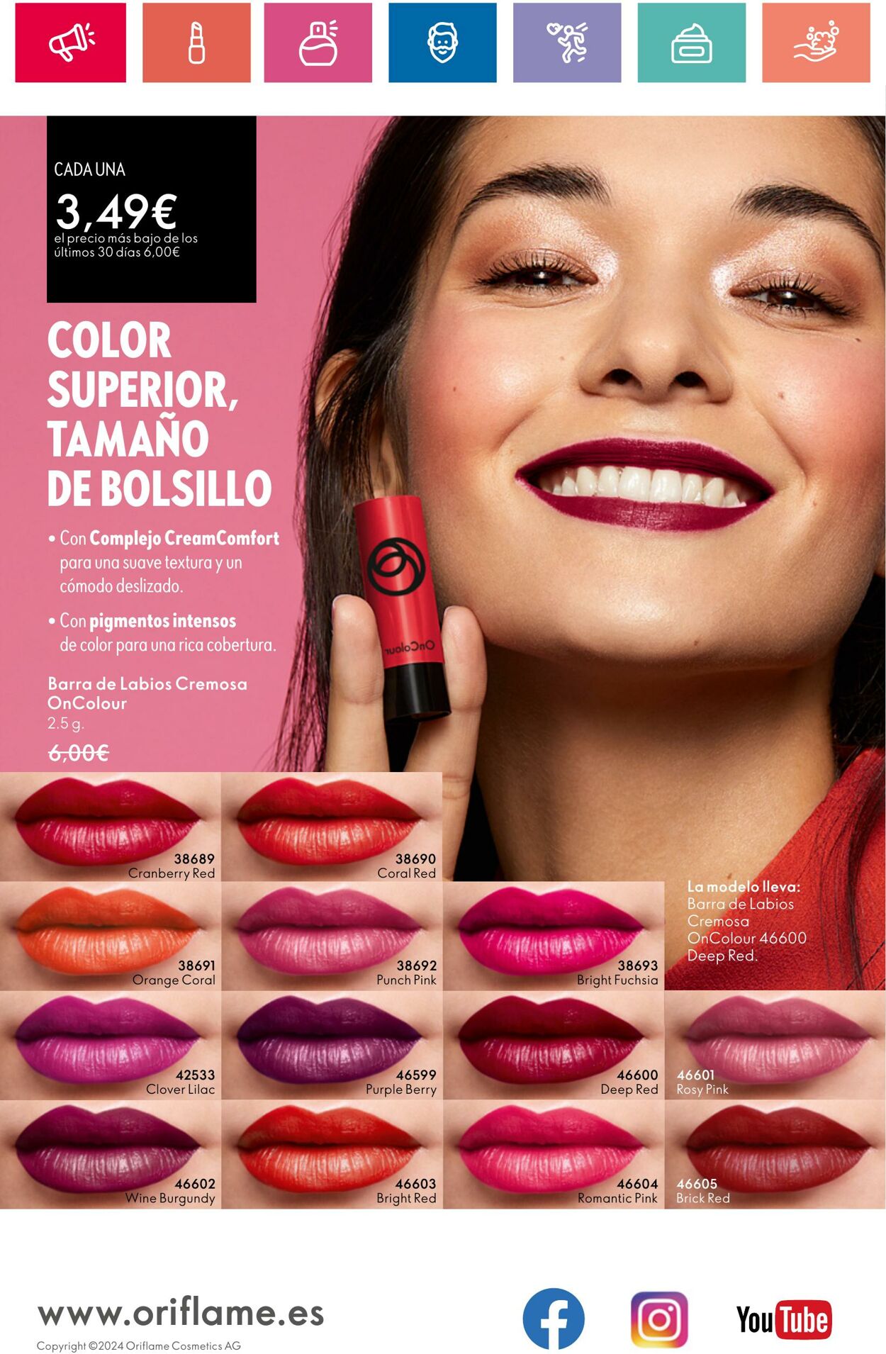 Folleto Oriflame 26.03.2024 - 15.04.2024