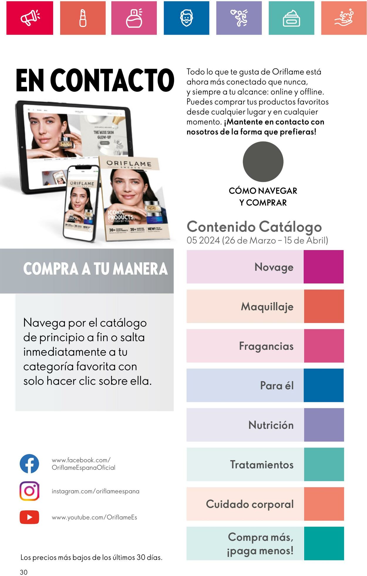 Folleto Oriflame 26.03.2024 - 15.04.2024