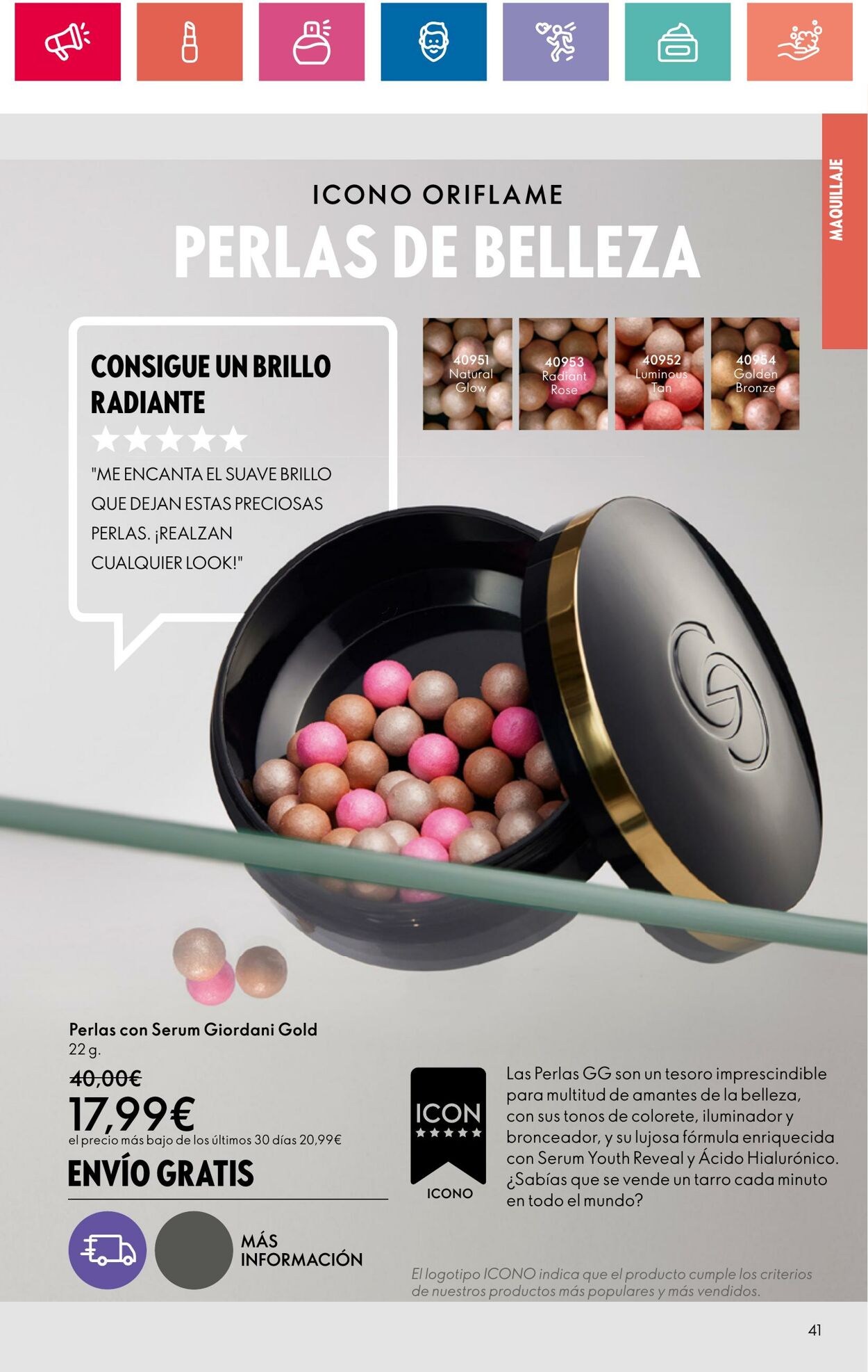 Folleto Oriflame 16.04.2024 - 06.05.2024