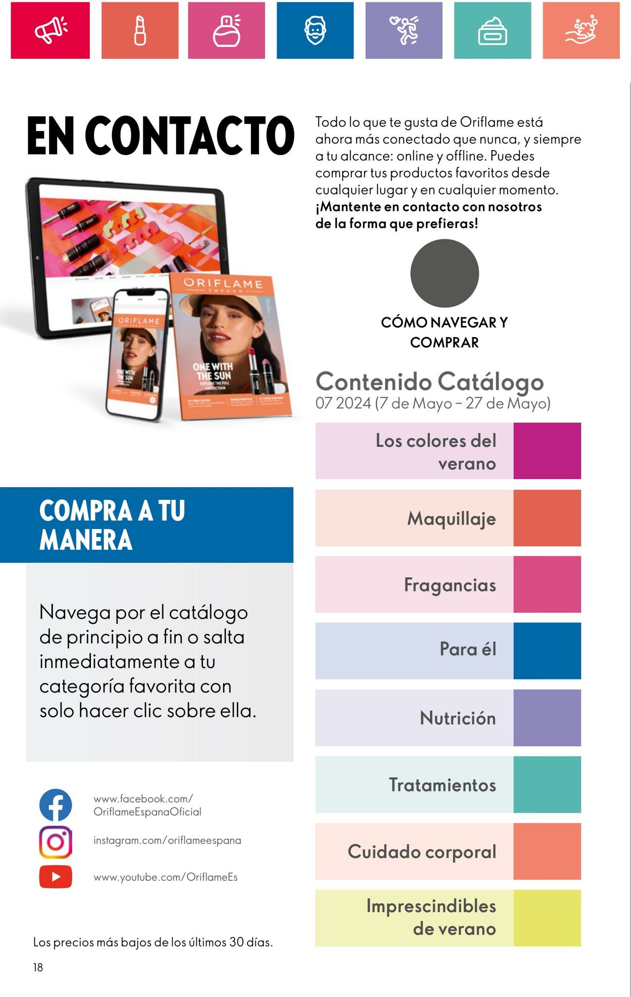 Folleto Oriflame 07.05.2024 - 27.05.2024