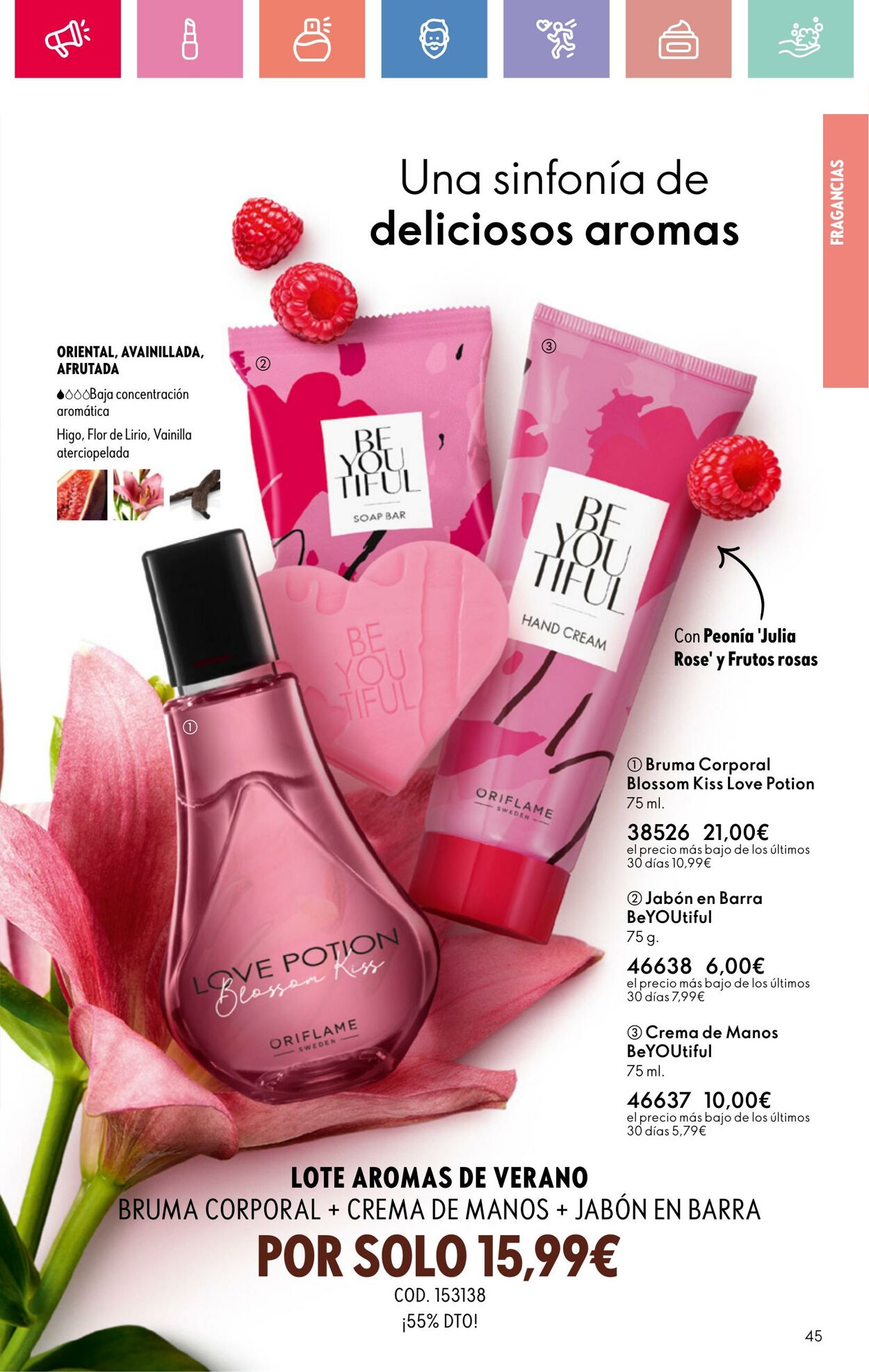 Folleto Oriflame 22.06.2025 - 12.07.2025