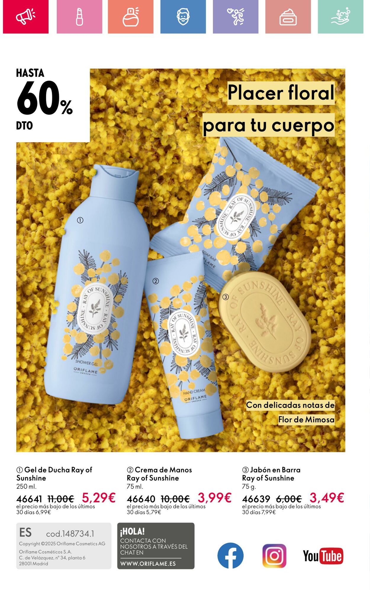 Folleto Oriflame 22.06.2025 - 12.07.2025