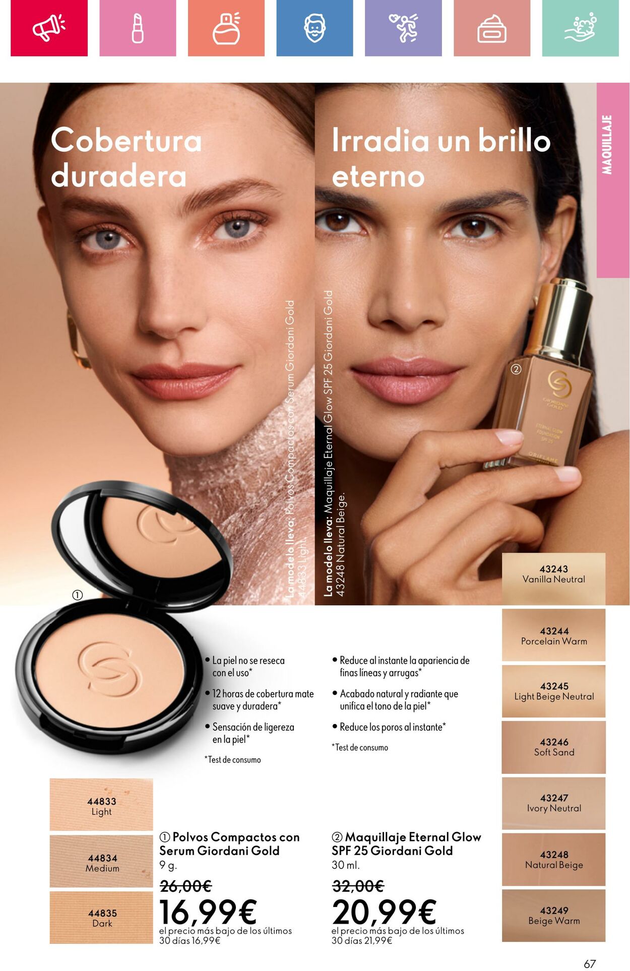 Folleto Oriflame 22.06.2025 - 12.07.2025