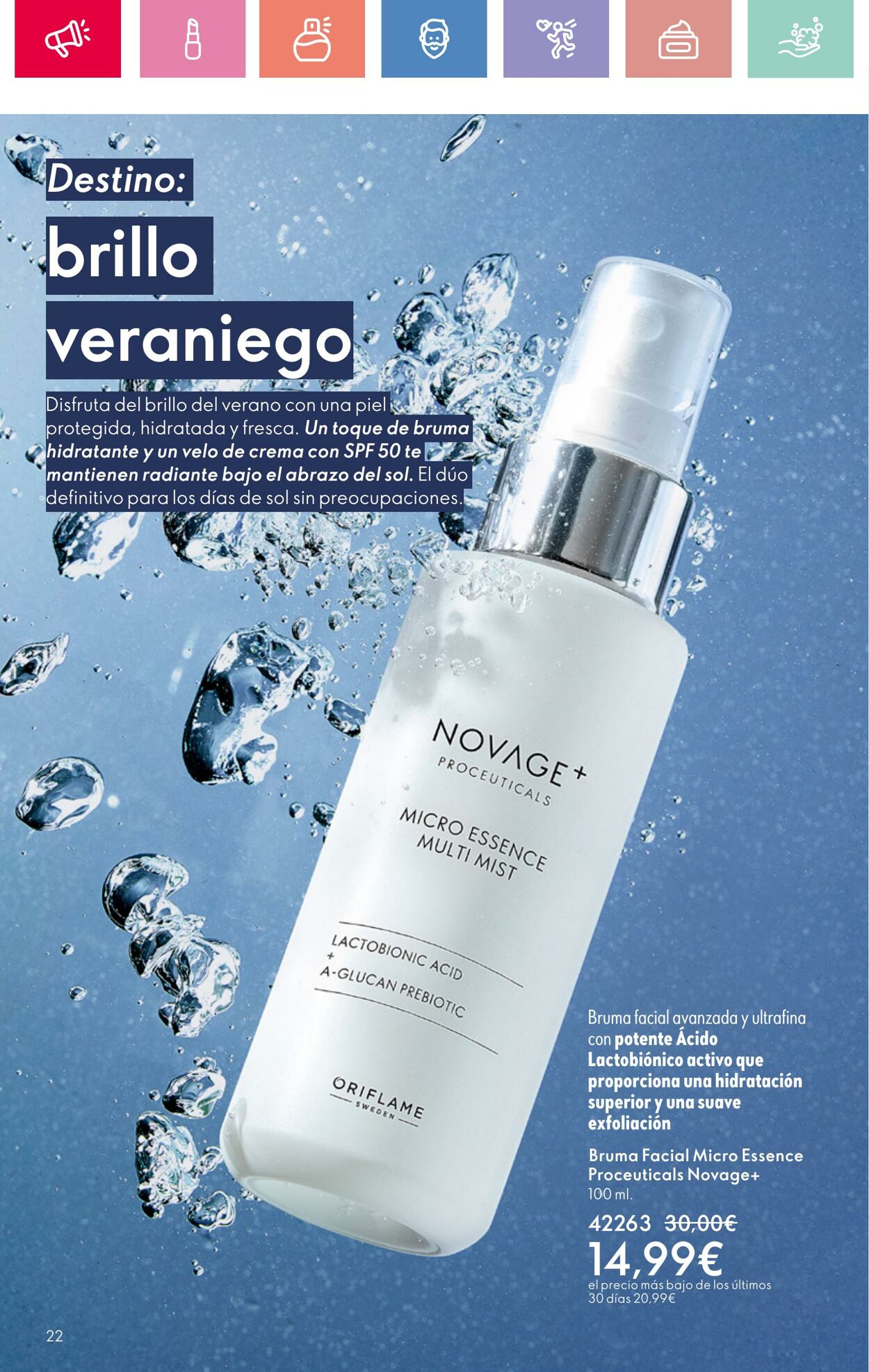 Folleto Oriflame 22.06.2025 - 12.07.2025
