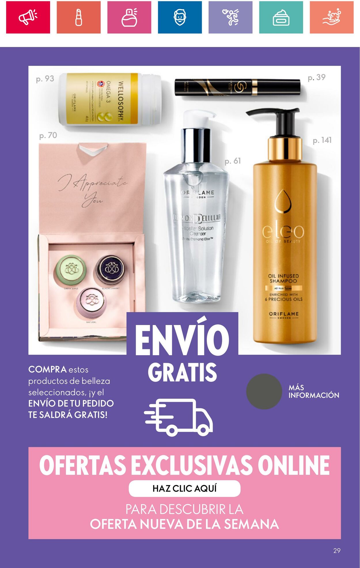 Folleto Oriflame 18.06.2024 - 08.07.2024