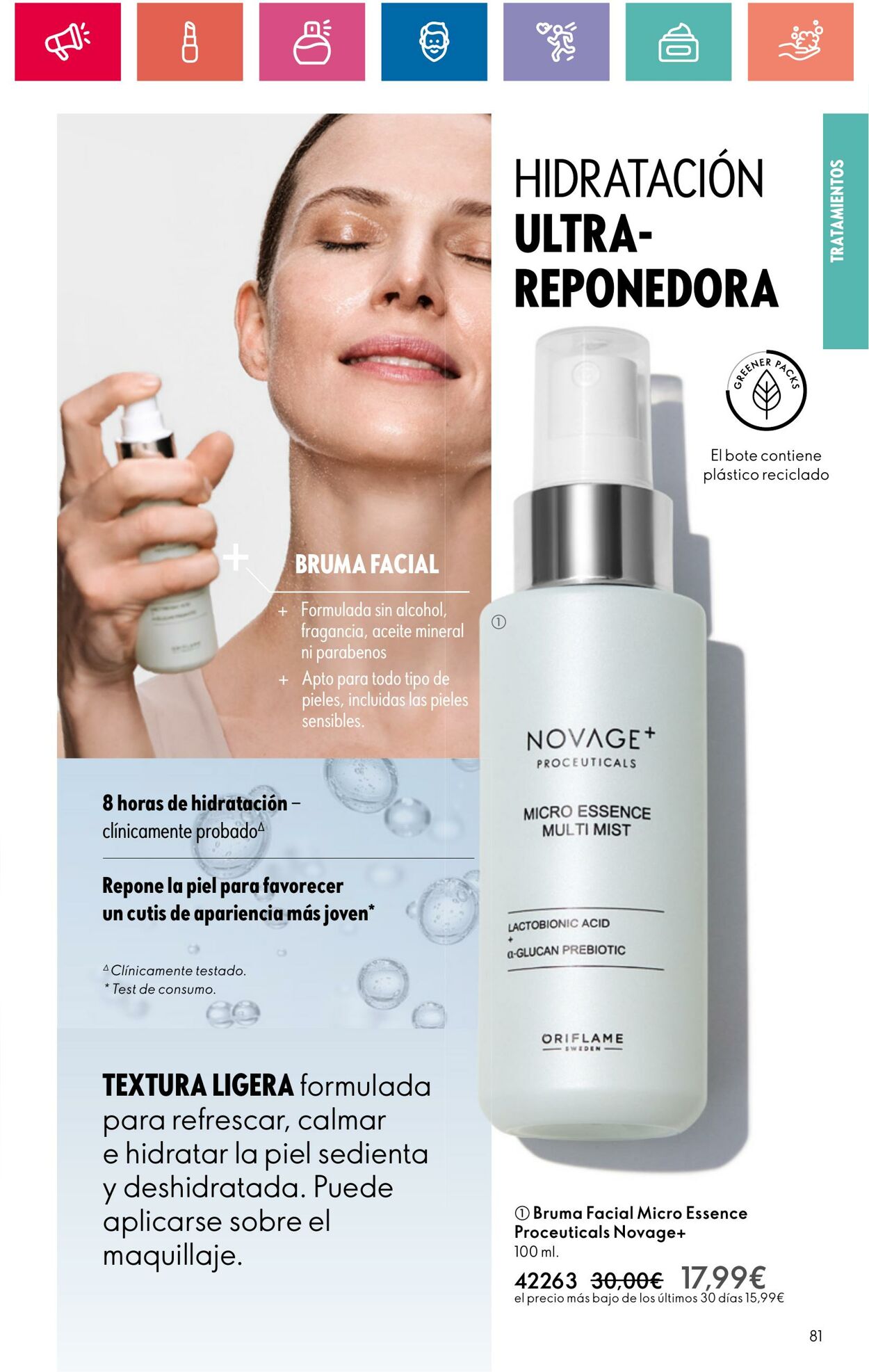 Folleto Oriflame 18.06.2024 - 08.07.2024