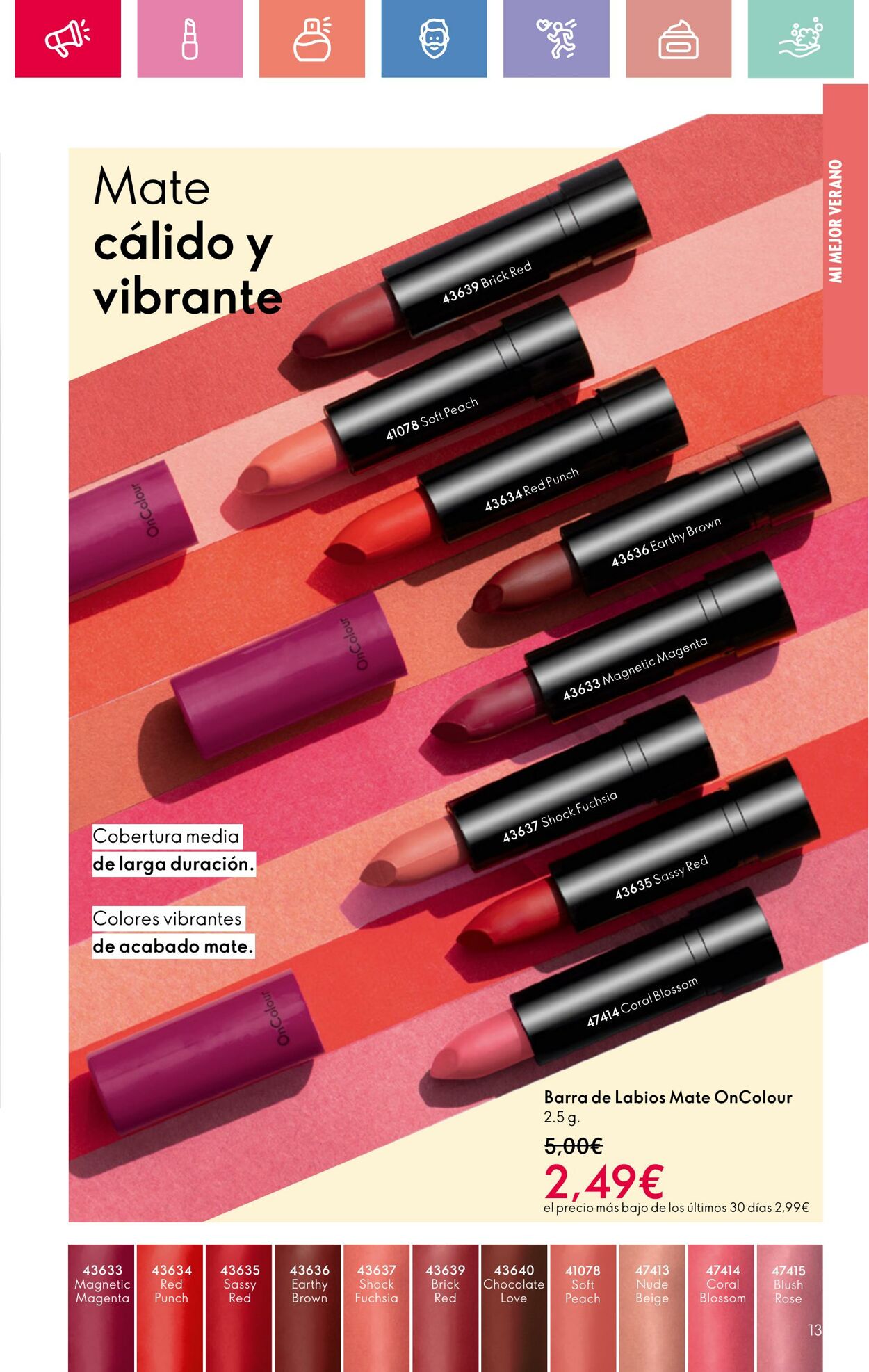 Folleto Oriflame 13.07.2025 - 02.08.2025