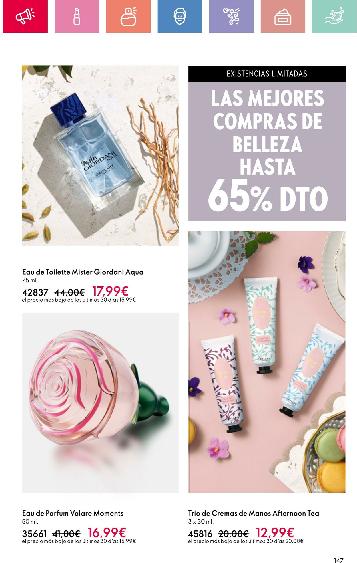 Folleto Oriflame 13.07.2025 - 02.08.2025