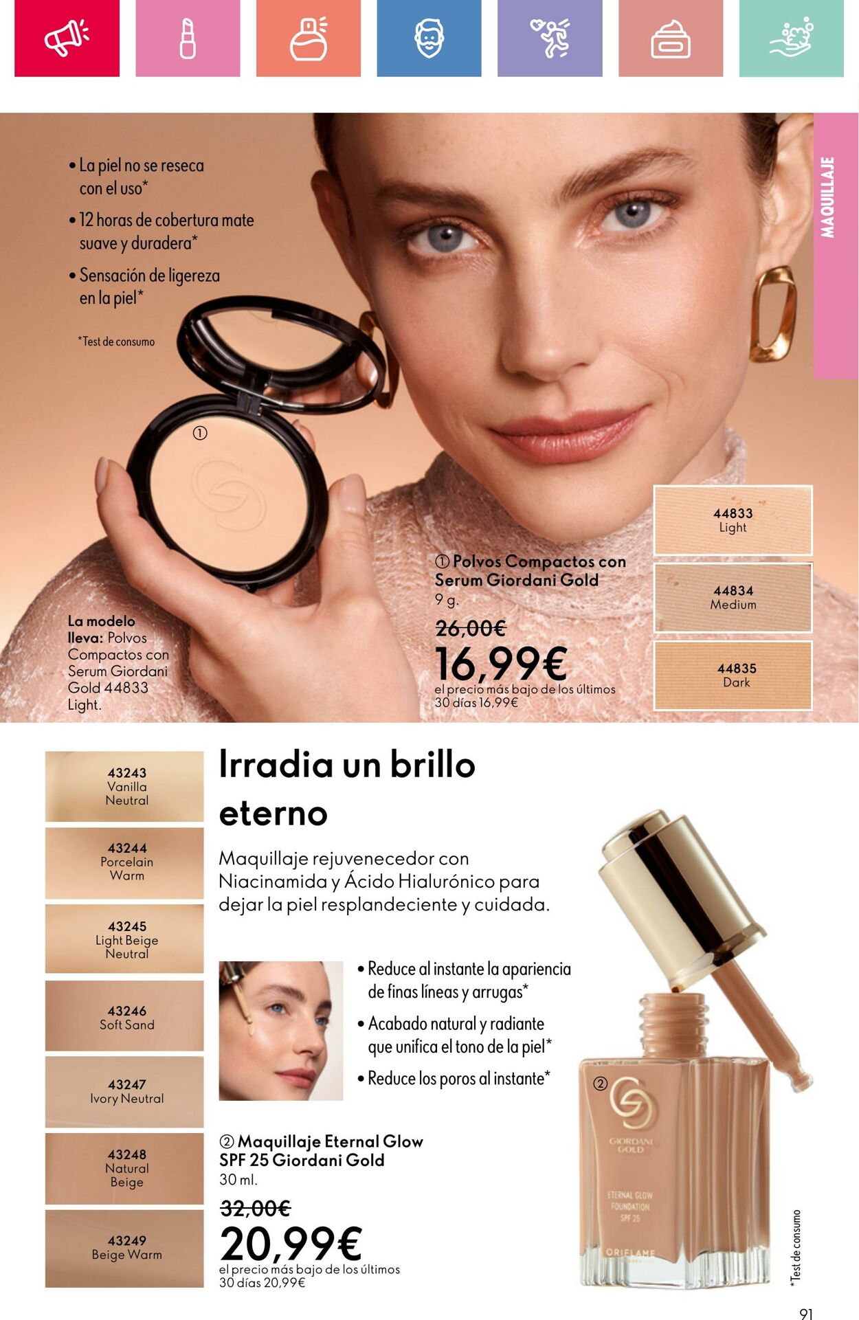 Folleto Oriflame 03.08.2025 - 23.08.2025