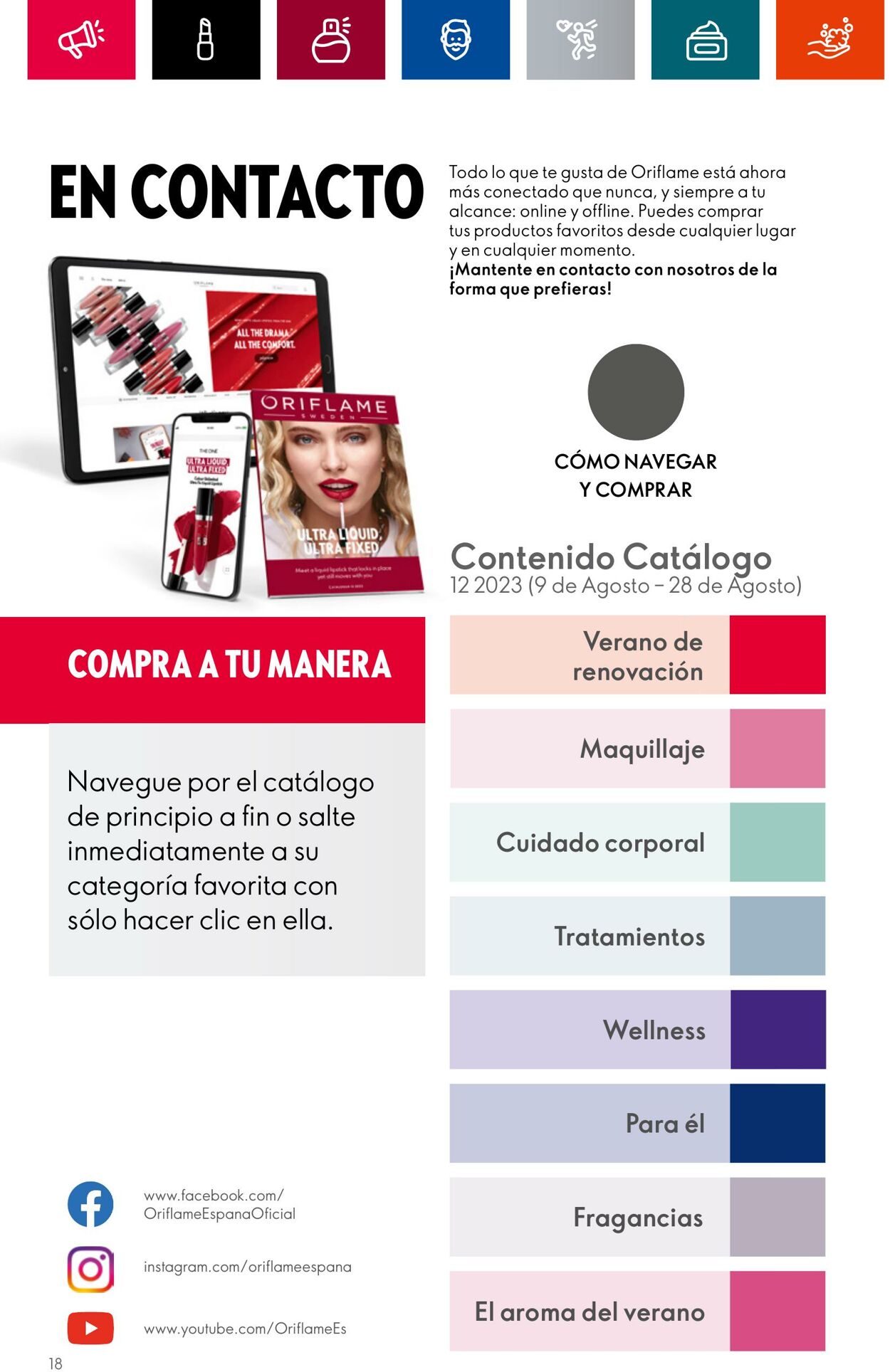 Folleto Oriflame 09.08.2023 - 28.08.2023