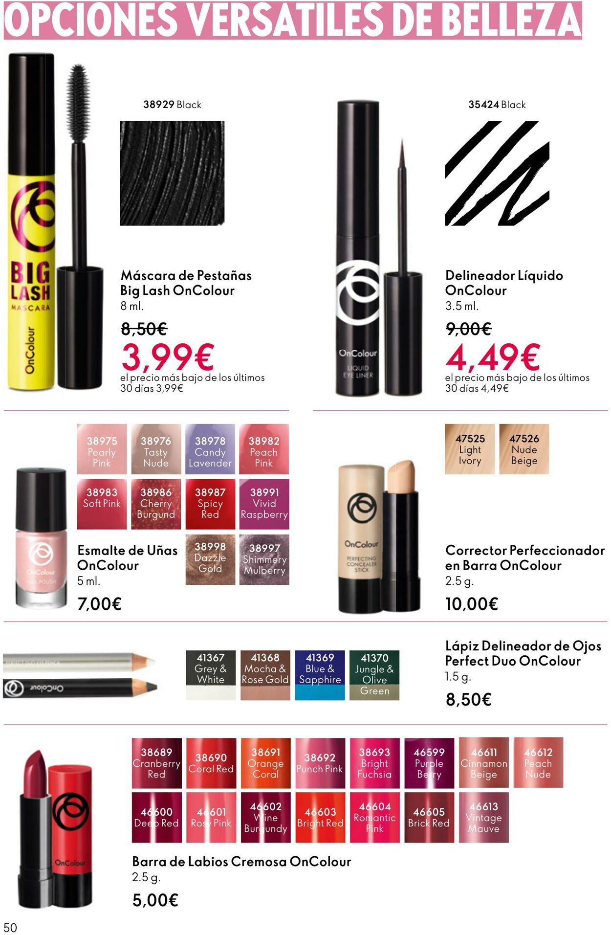 Folleto Oriflame 08.10.2025 - 28.10.2025