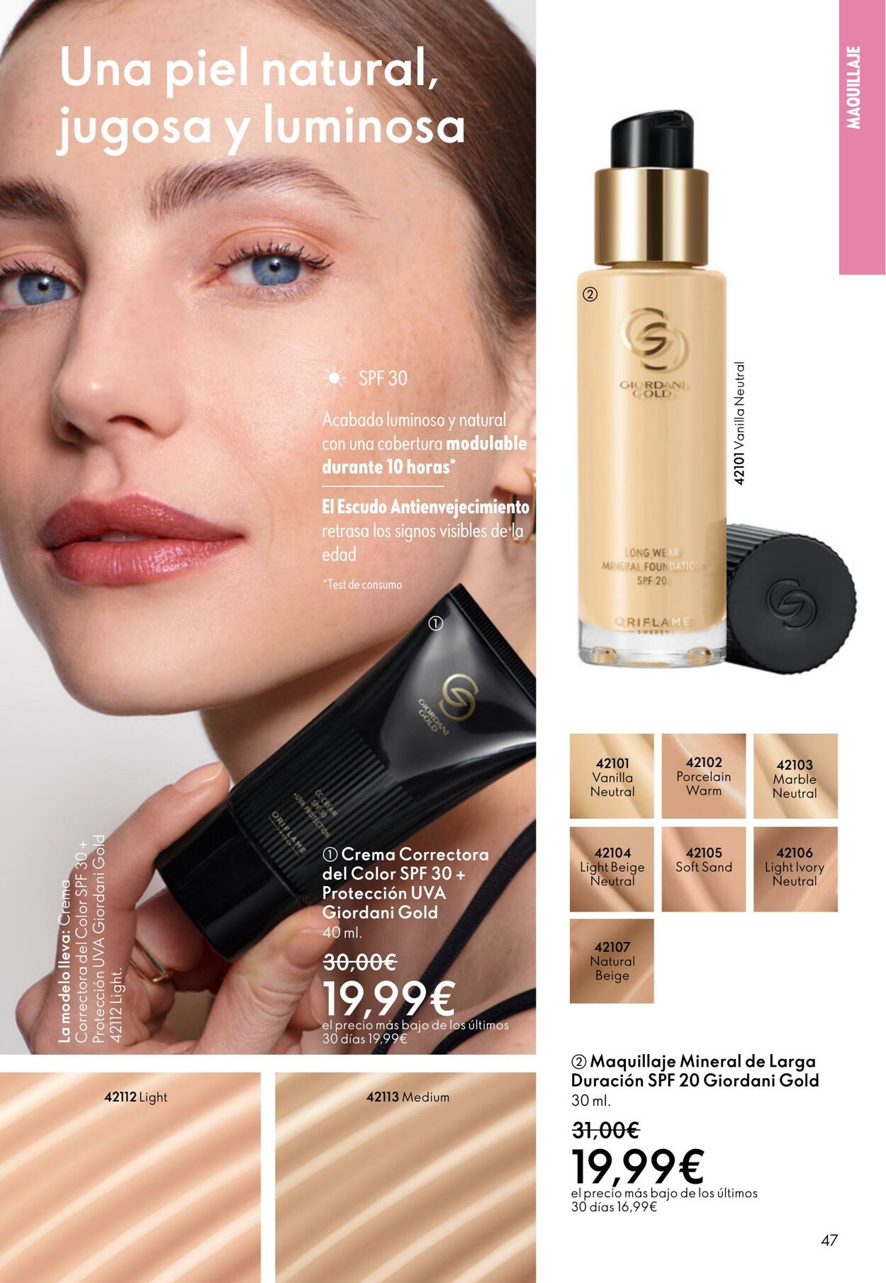 Folleto Oriflame 08.10.2025 - 28.10.2025