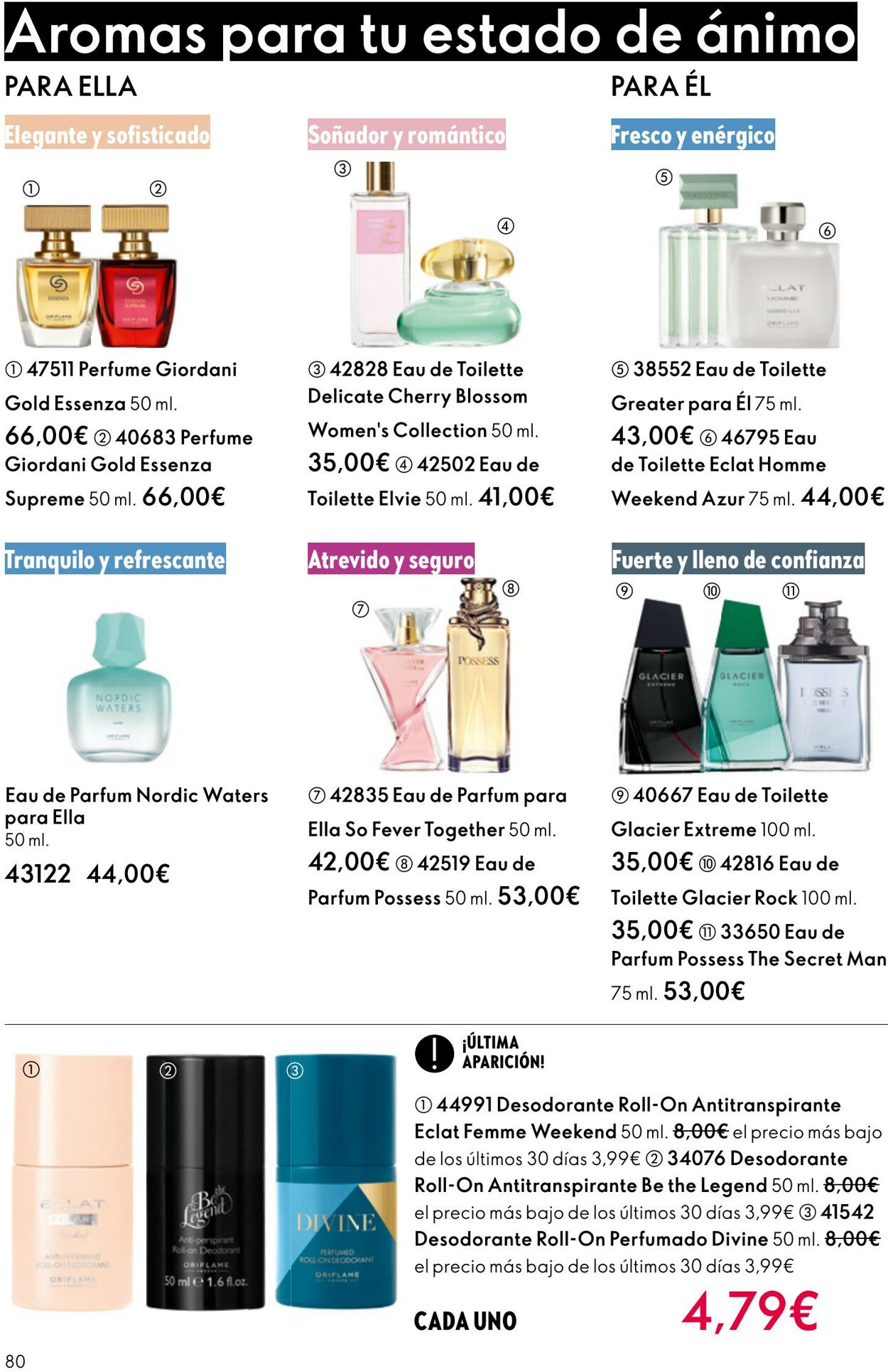 Folleto Oriflame 08.10.2025 - 28.10.2025