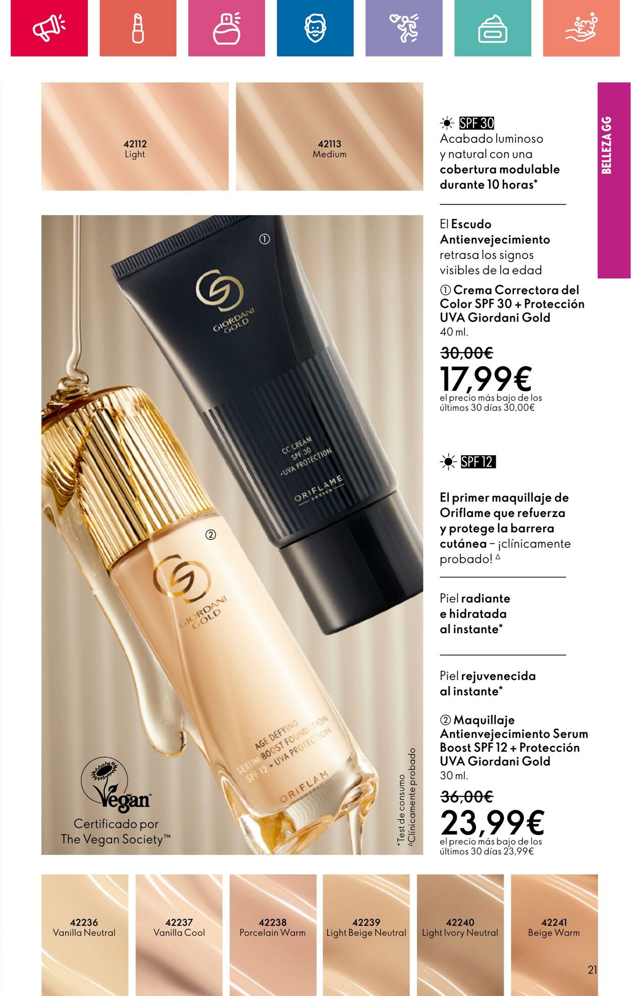 Folleto Oriflame 22.10.2024 - 11.11.2024