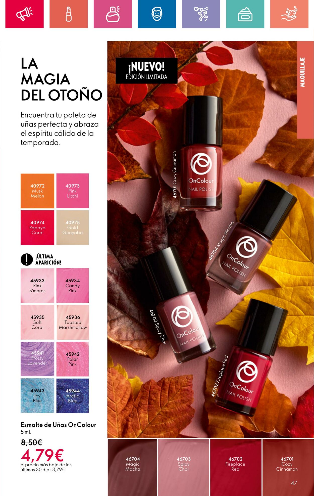 Folleto Oriflame 22.10.2024 - 11.11.2024