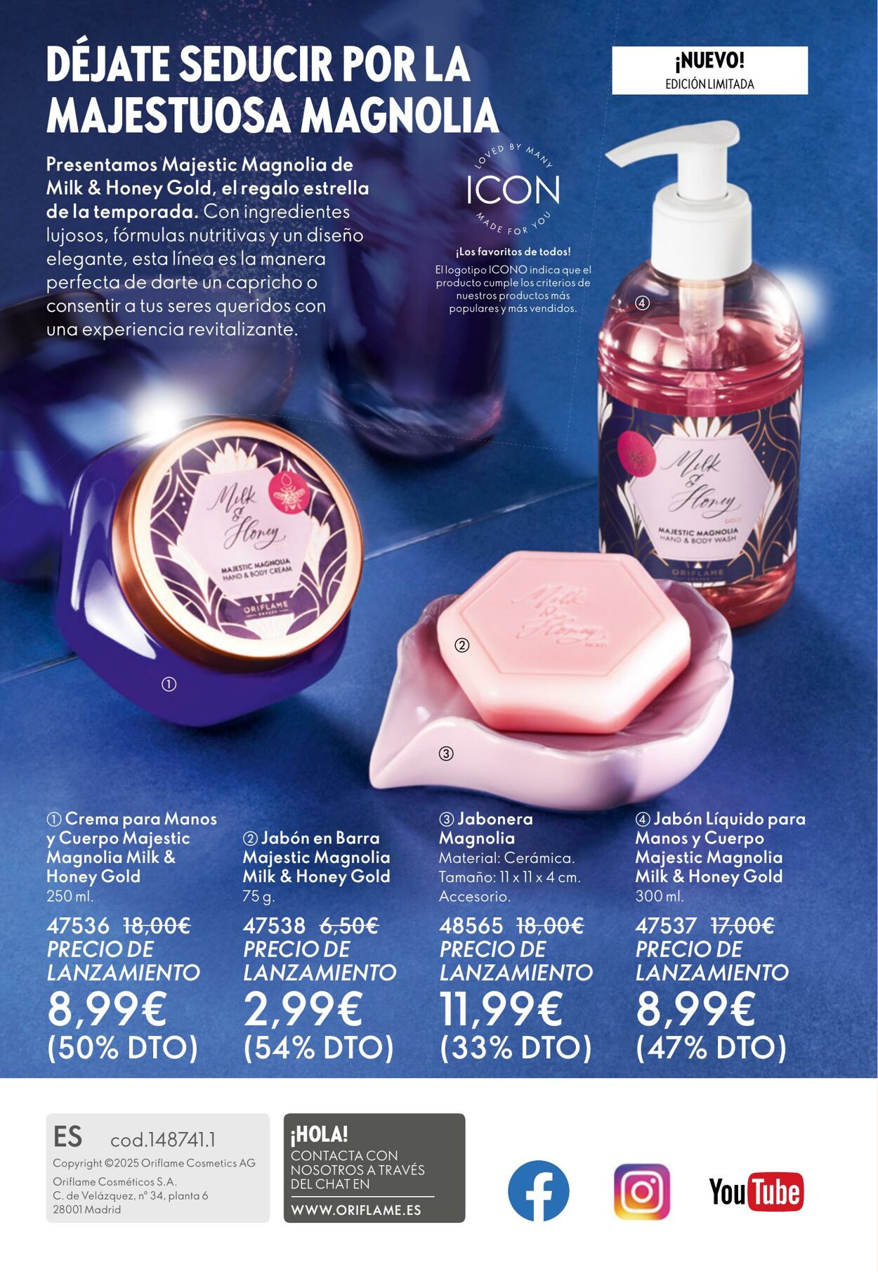 Folleto Oriflame 29.10.2025 - 18.11.2025