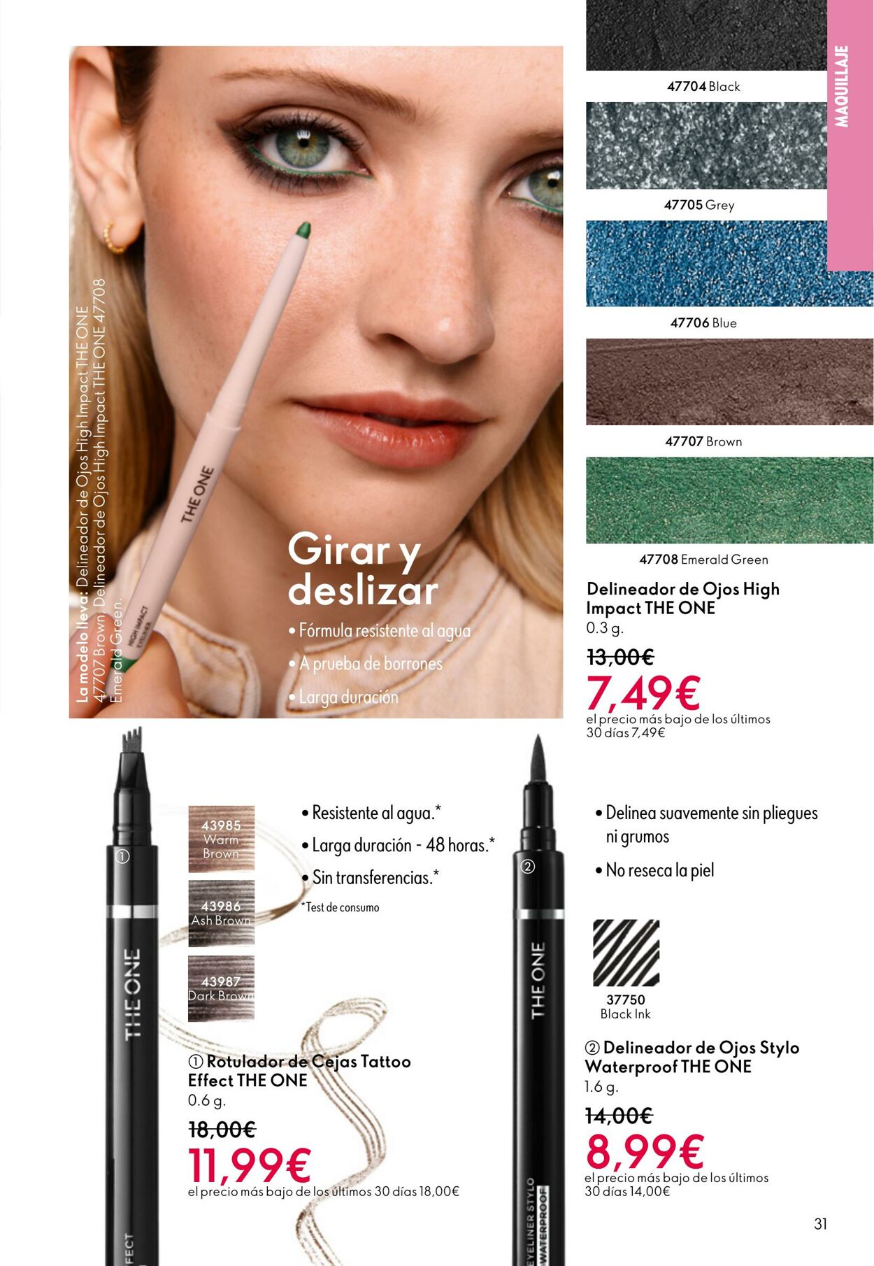 Folleto Oriflame 29.10.2025 - 18.11.2025