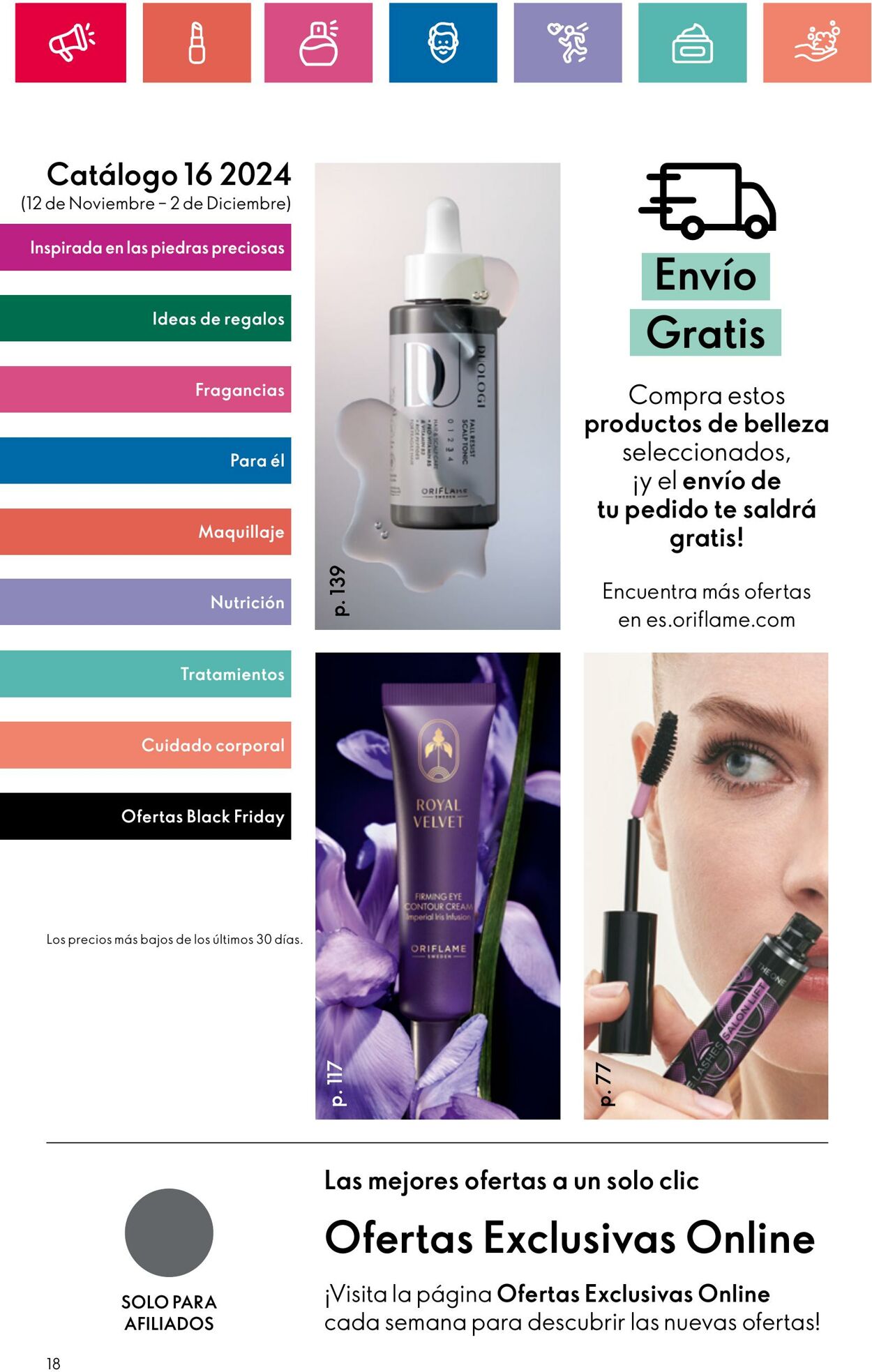 Folleto Oriflame 12.11.2024 - 02.12.2024