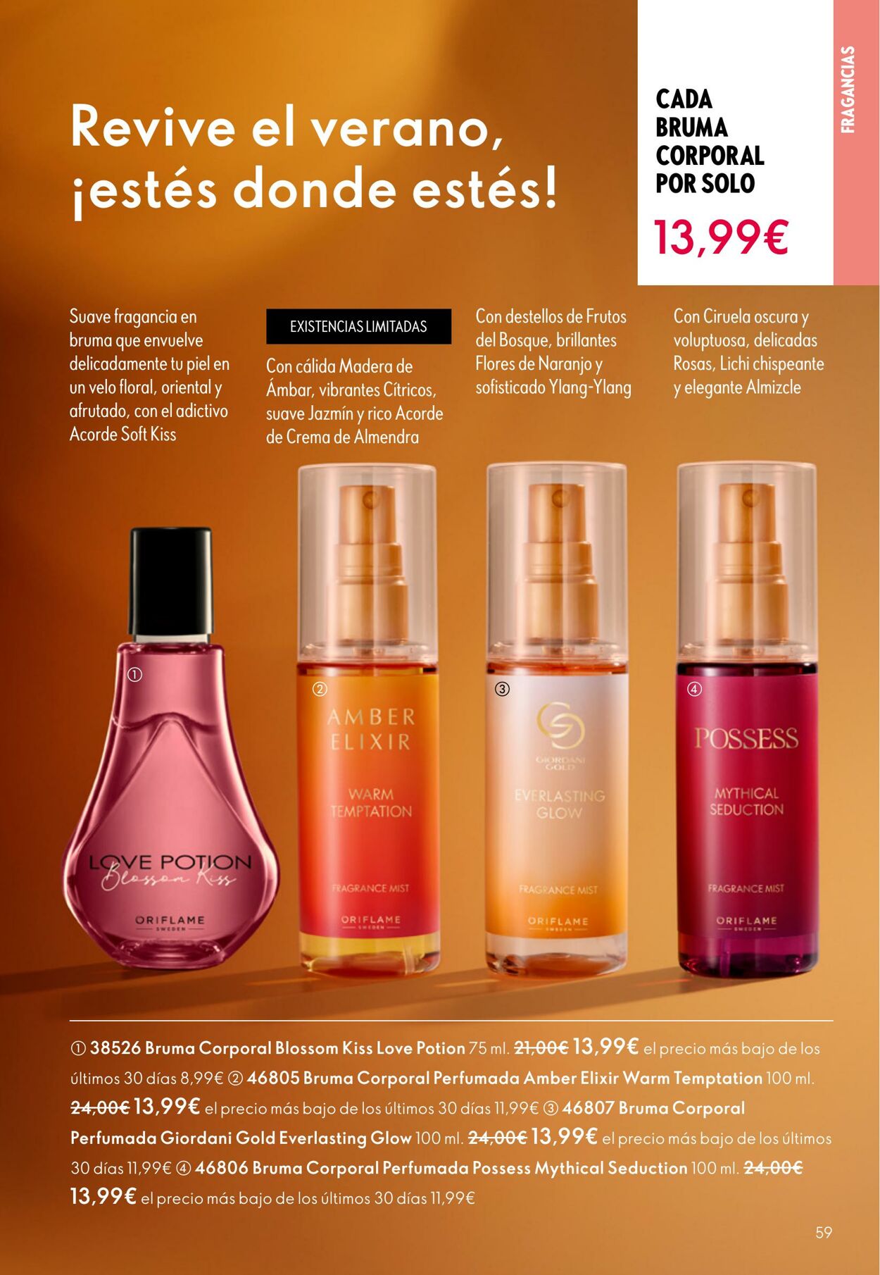 Folleto Oriflame 19.11.2025 - 09.12.2025