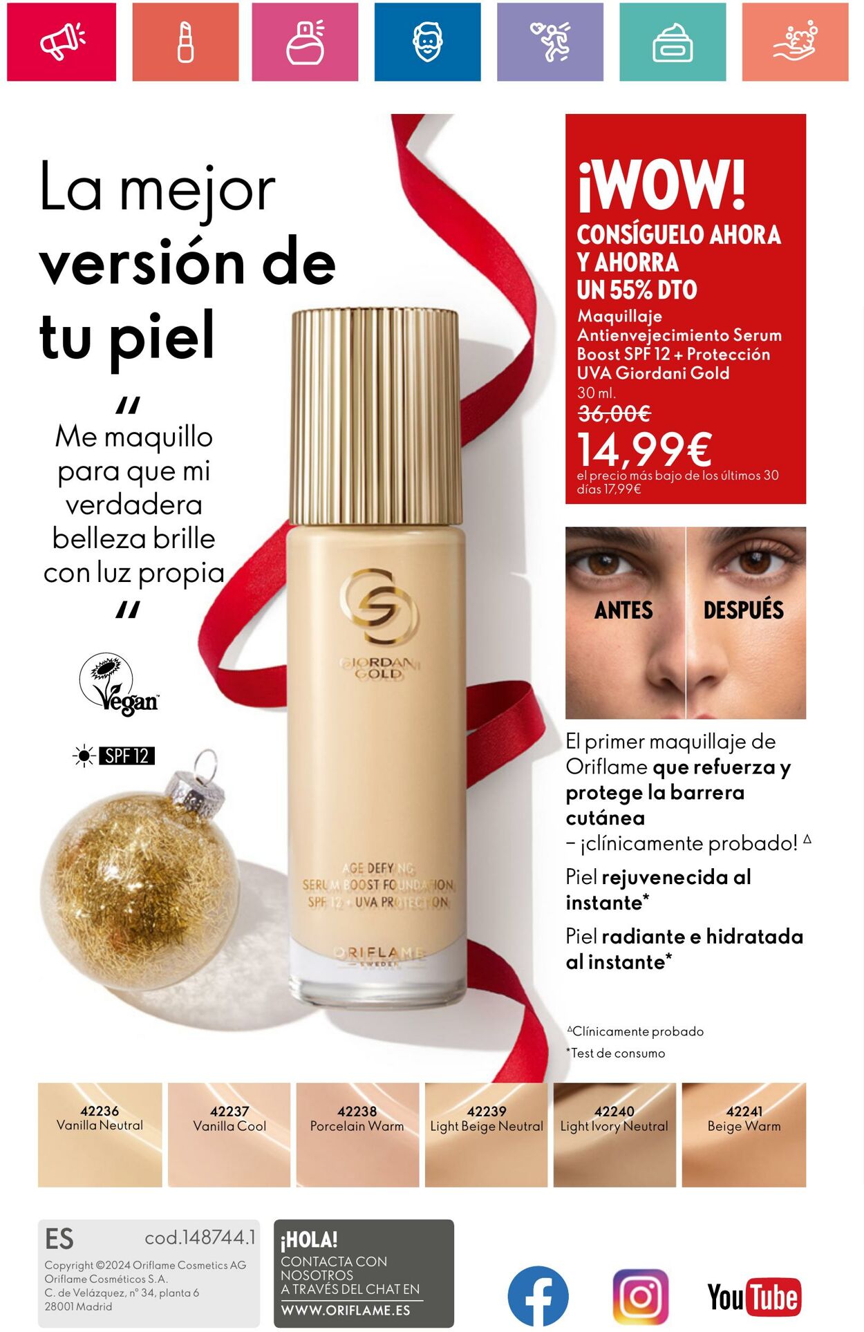 Folleto Oriflame 03.12.2024 - 04.01.2025