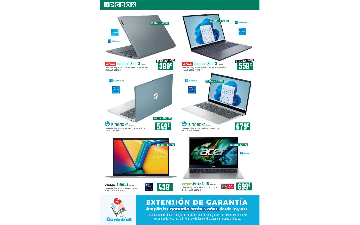 Folleto PC Box 01.01.2026 - 10.01.2026