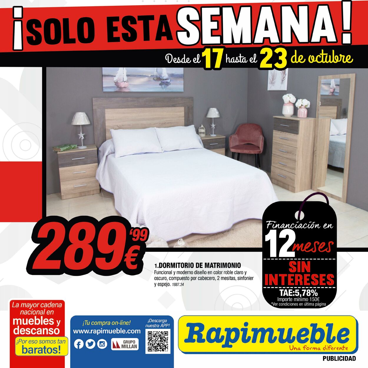 Folleto Rapimueble 17.10.2022 - 23.10.2022