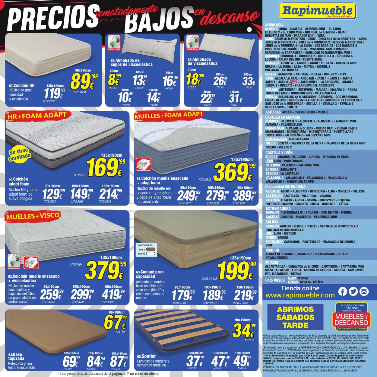 Folleto Rapimueble 12.11.2025 - 12.12.2025