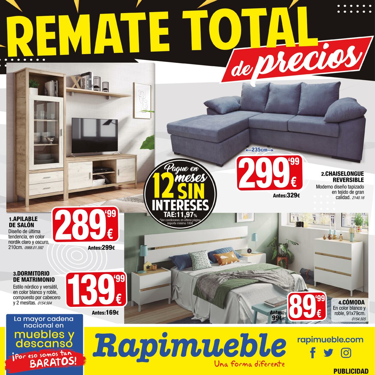 Rapimueble Folletos promocionales