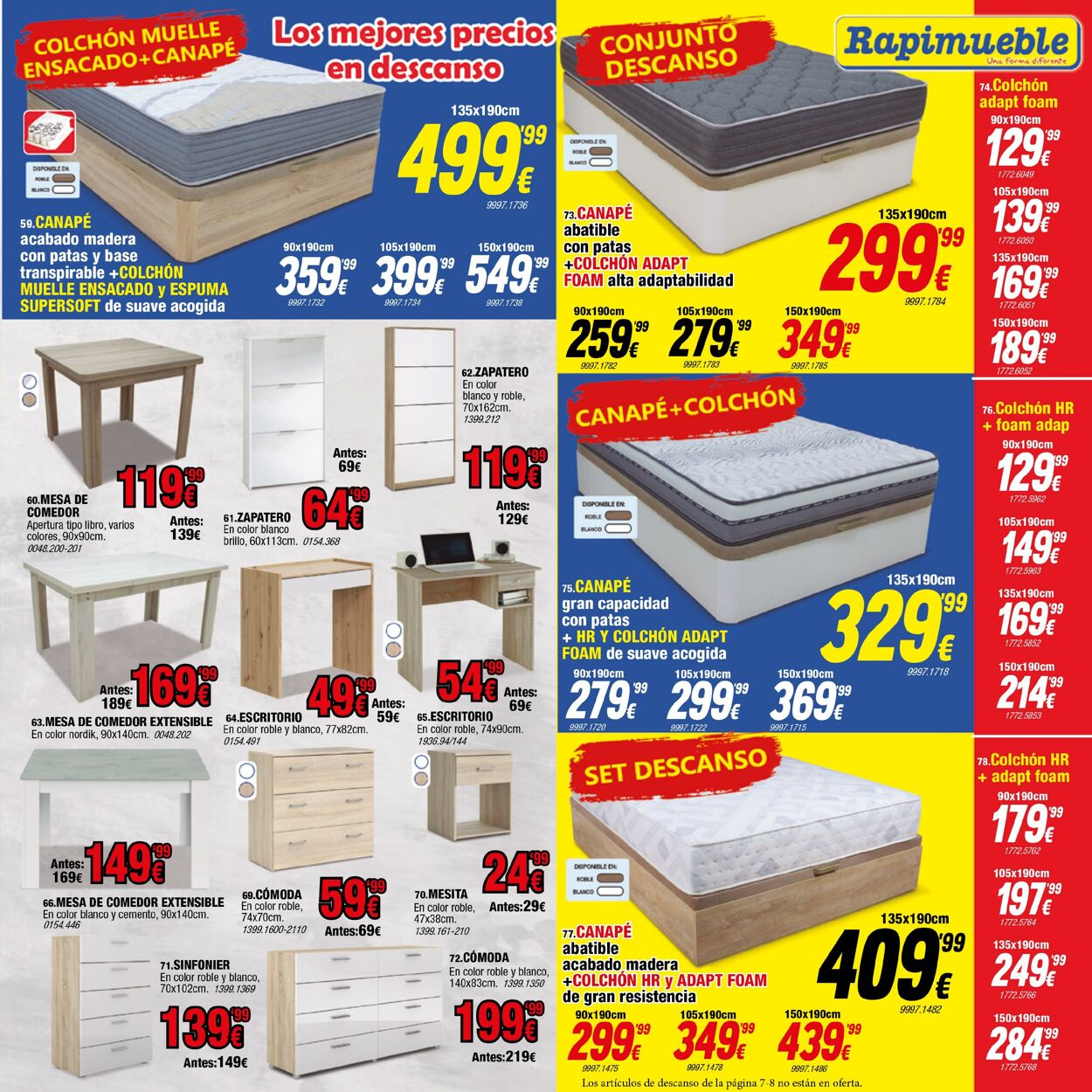 Folleto Rapimueble 08.09.2025 - 14.09.2025
