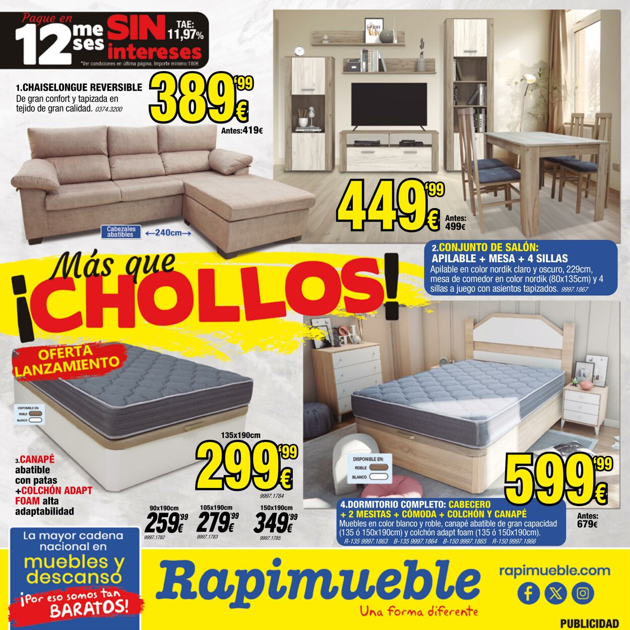 Folleto Rapimueble 08.09.2025 - 14.09.2025