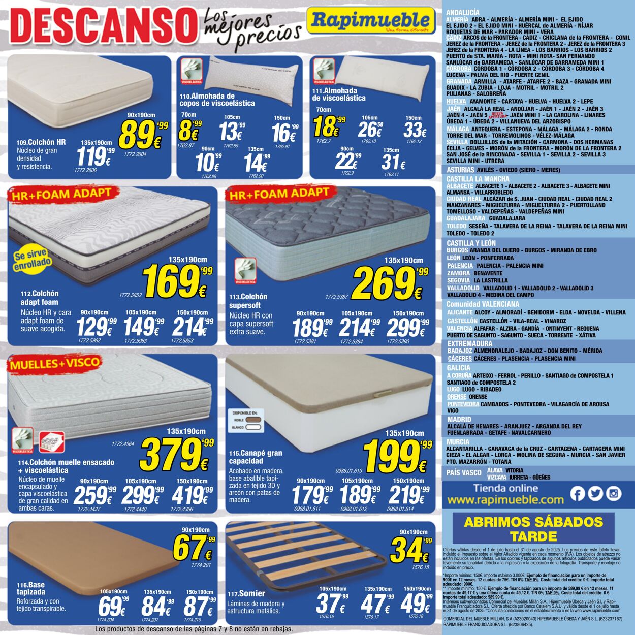 Folleto Rapimueble 30.06.2025 - 06.07.2025