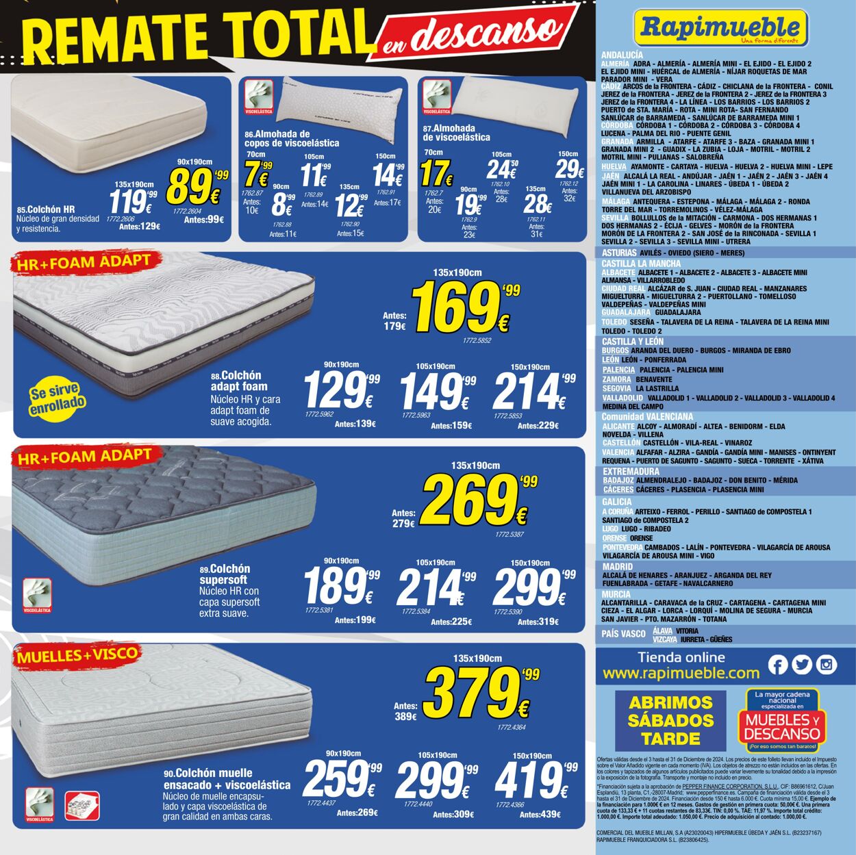 Folleto Rapimueble 01.01.2025 - 31.01.2025