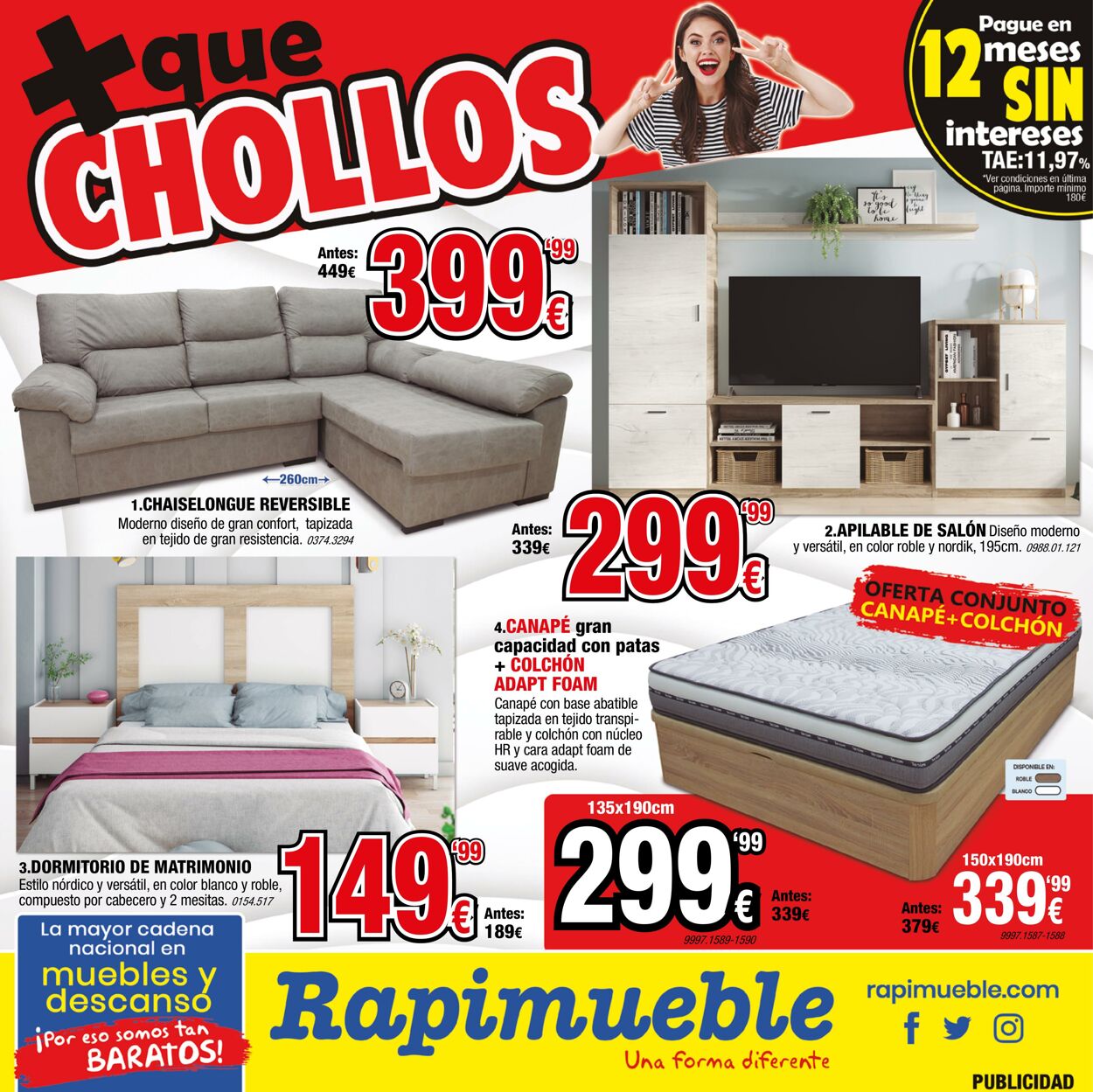 Rapimueble Folletos promocionales