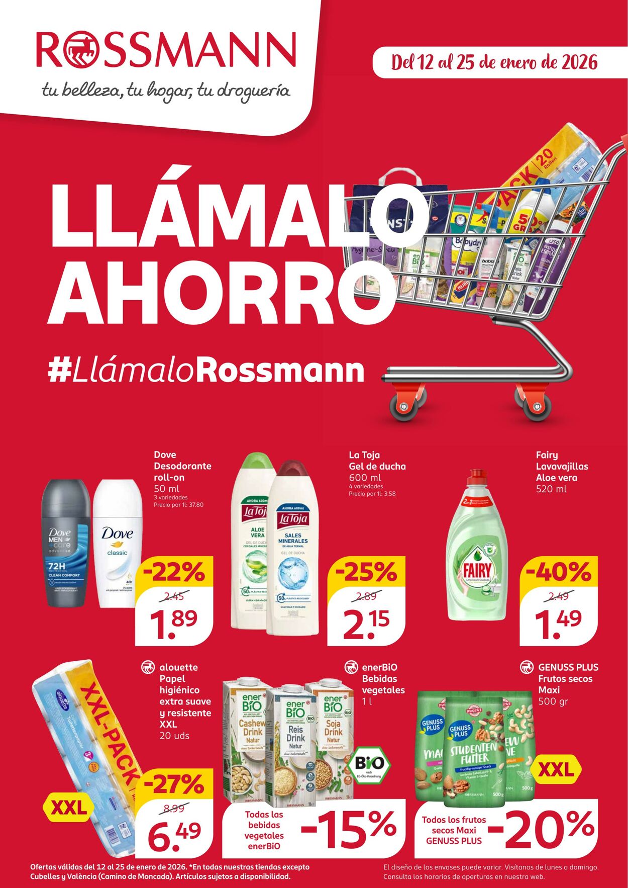Folleto Rossmann 12.01.2026 - 25.01.2026