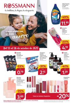 Folleto Rossmann 13.10.2025 - 26.10.2025