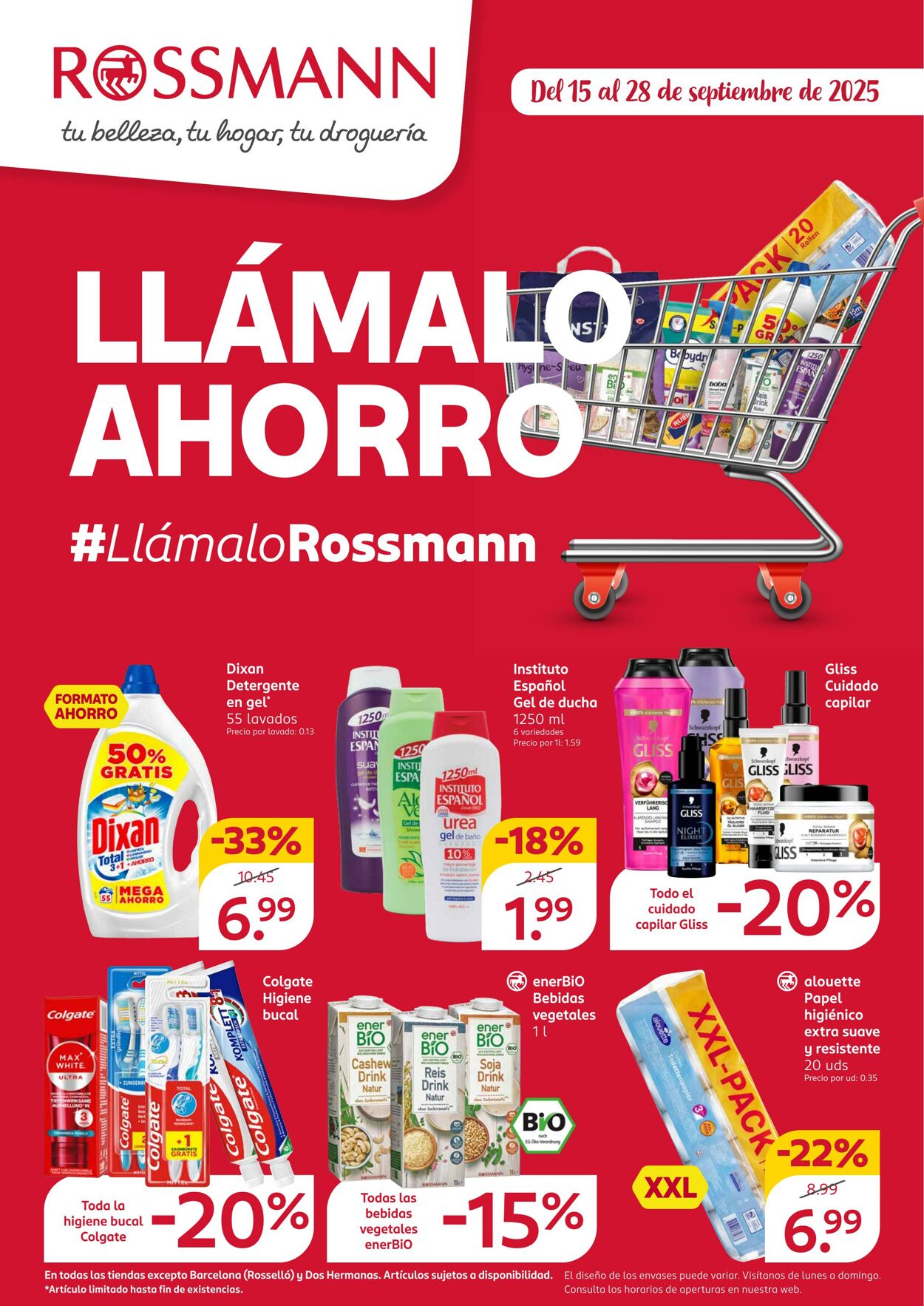 Folleto Rossmann 15.09.2025 - 28.09.2025