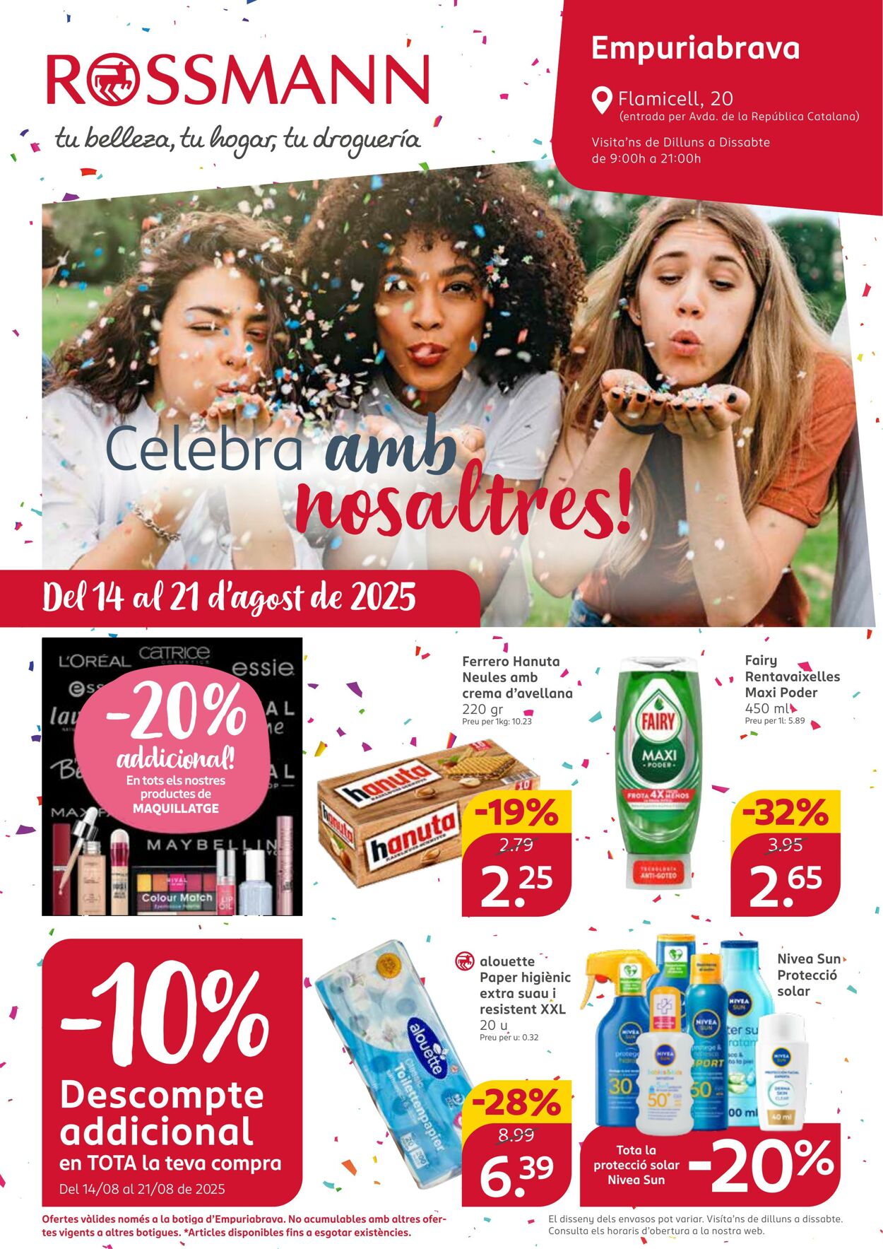 Folleto Rossmann 14.08.2025 - 21.08.2025