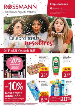 Folleto Rossmann 14.08.2025 - 21.08.2025