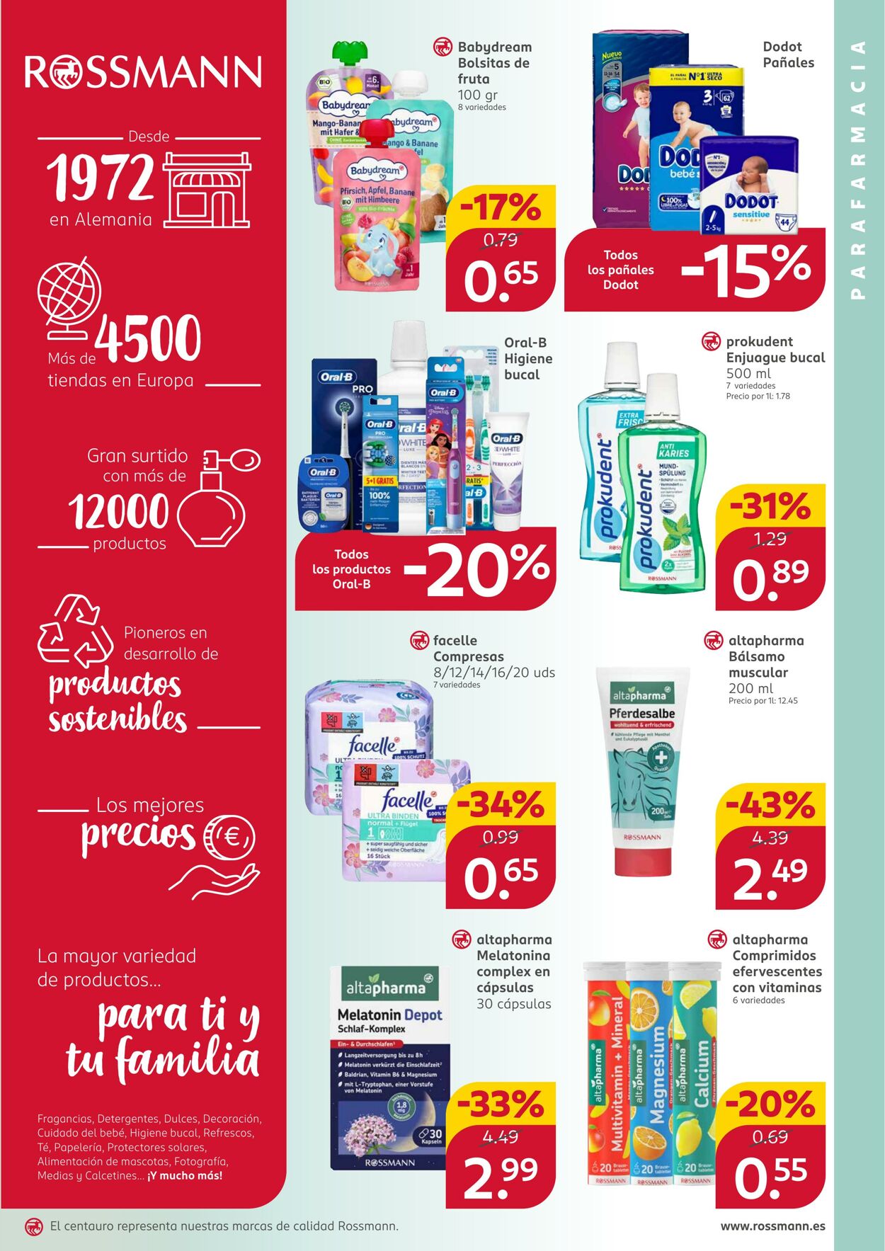 Folleto Rossmann 19.12.2025 - 26.12.2025