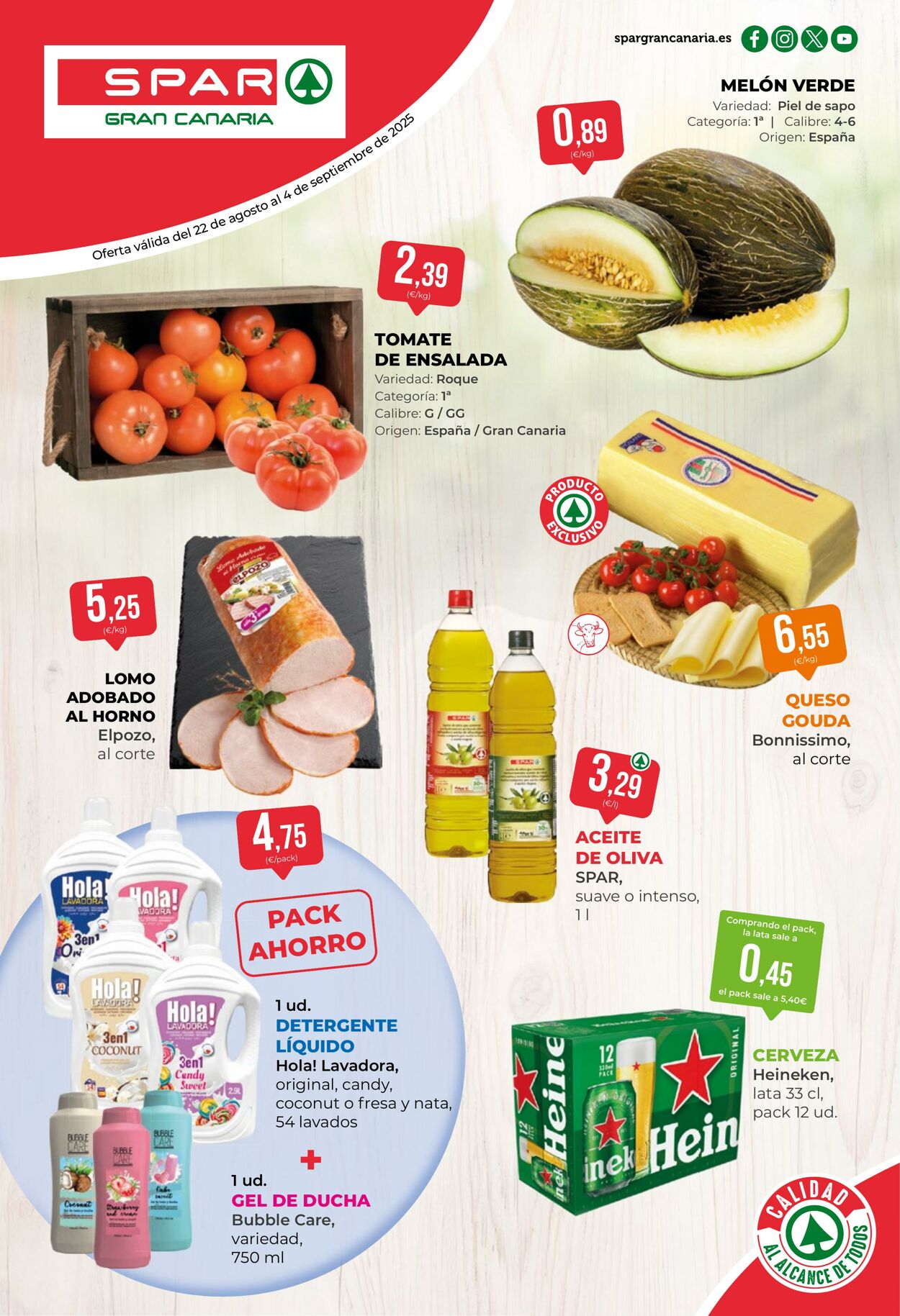 Folleto SPAR 22.08.2025 - 04.09.2025
