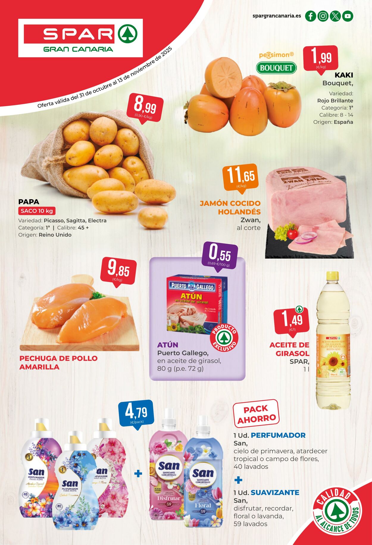 Folleto SPAR 31.10.2025 - 13.11.2025