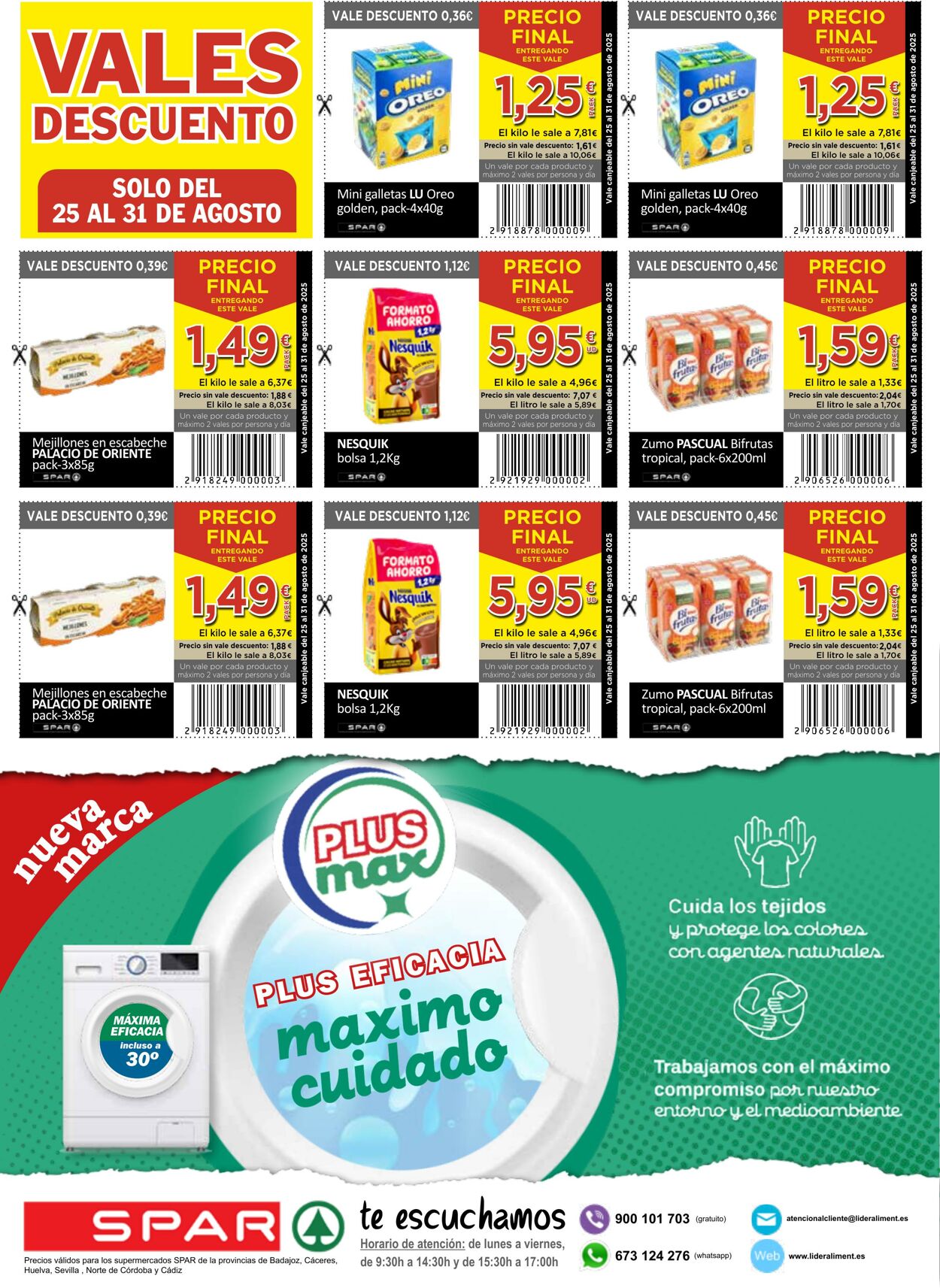 Folleto SPAR 25.08.2025 - 31.08.2025