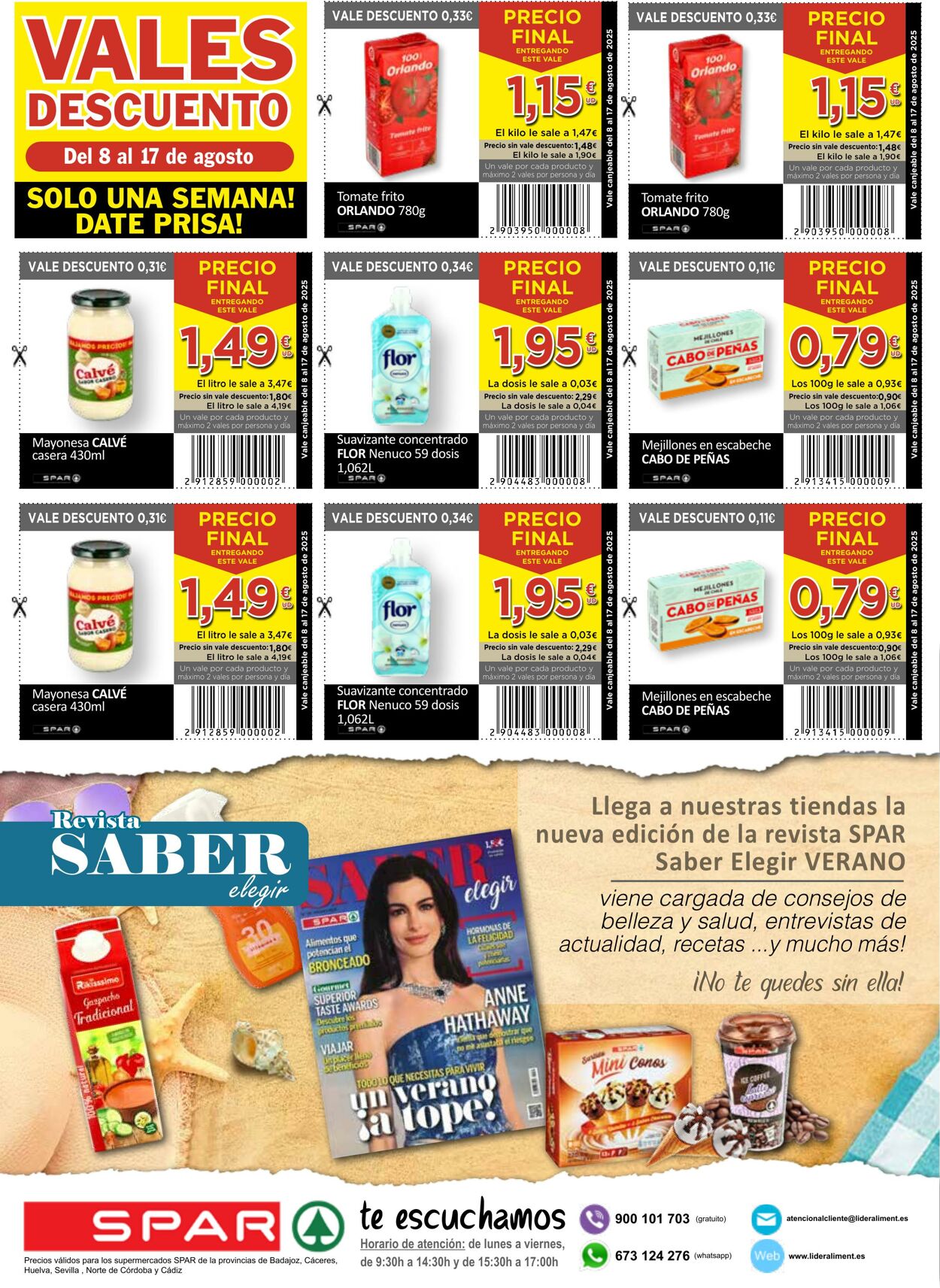Folleto SPAR 08.08.2025 - 12.08.2025