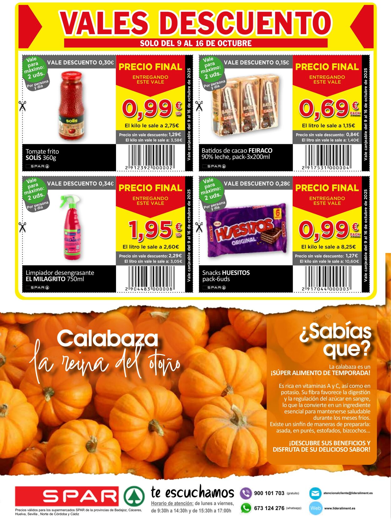 Folleto SPAR 01.10.2025 - 16.10.2025