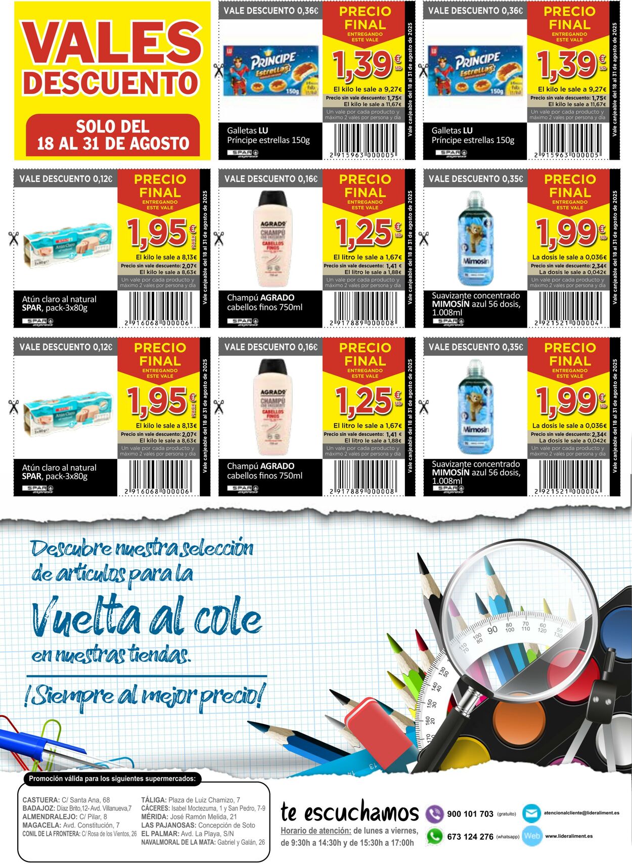 Folleto SPAR 18.08.2025 - 31.08.2025