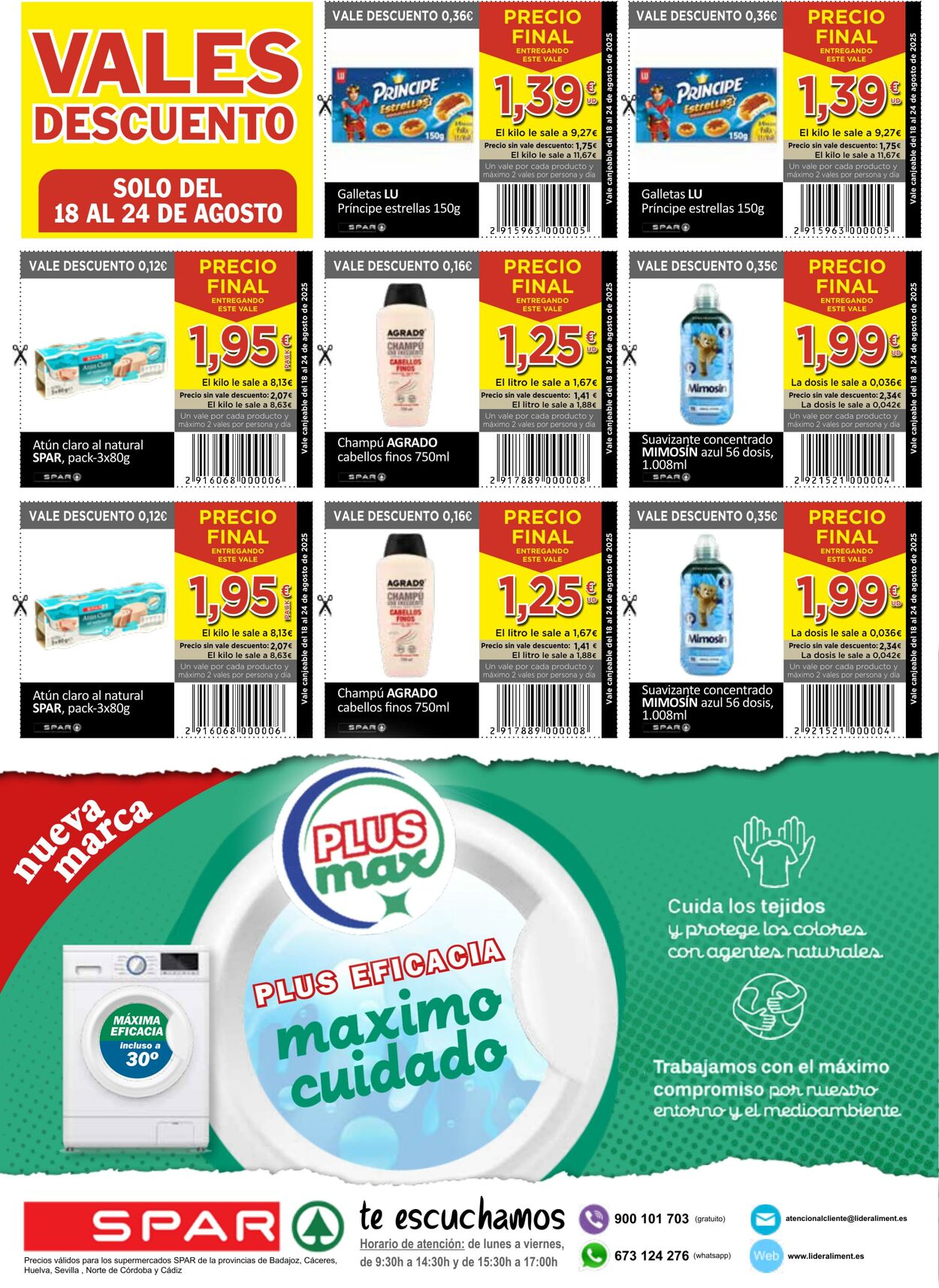 Folleto SPAR 18.08.2025 - 31.08.2025