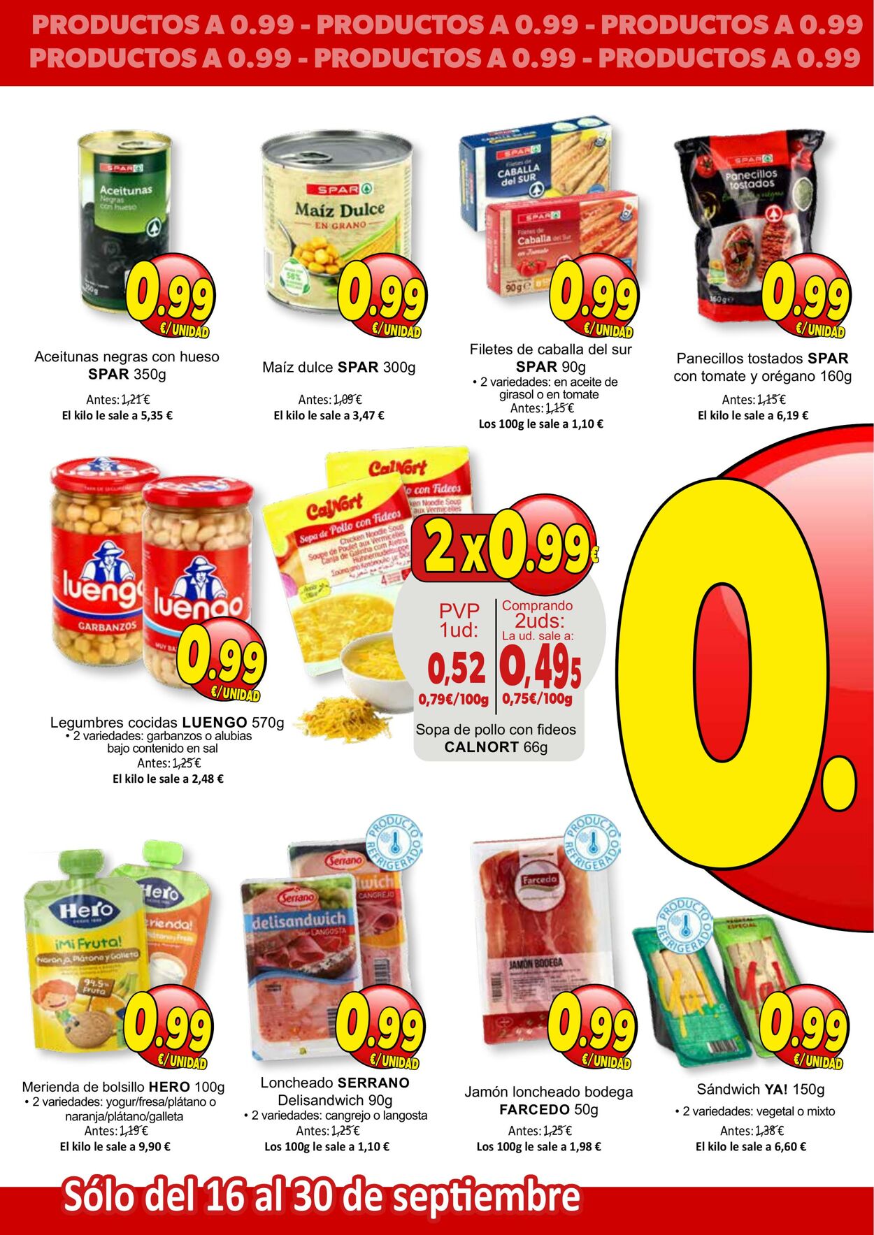 Folleto SPAR 16.09.2025 - 30.09.2025