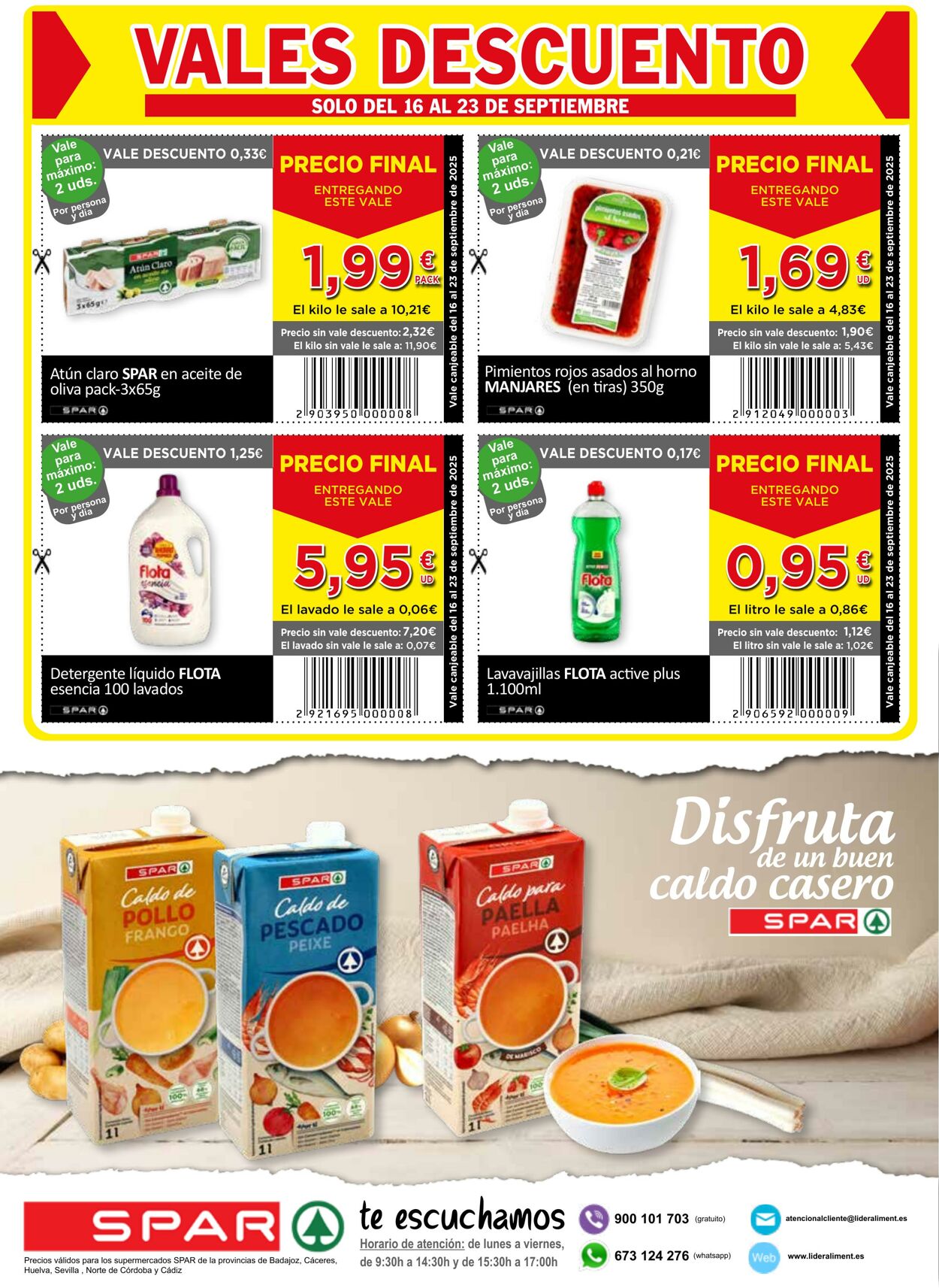 Folleto SPAR 16.09.2025 - 30.09.2025