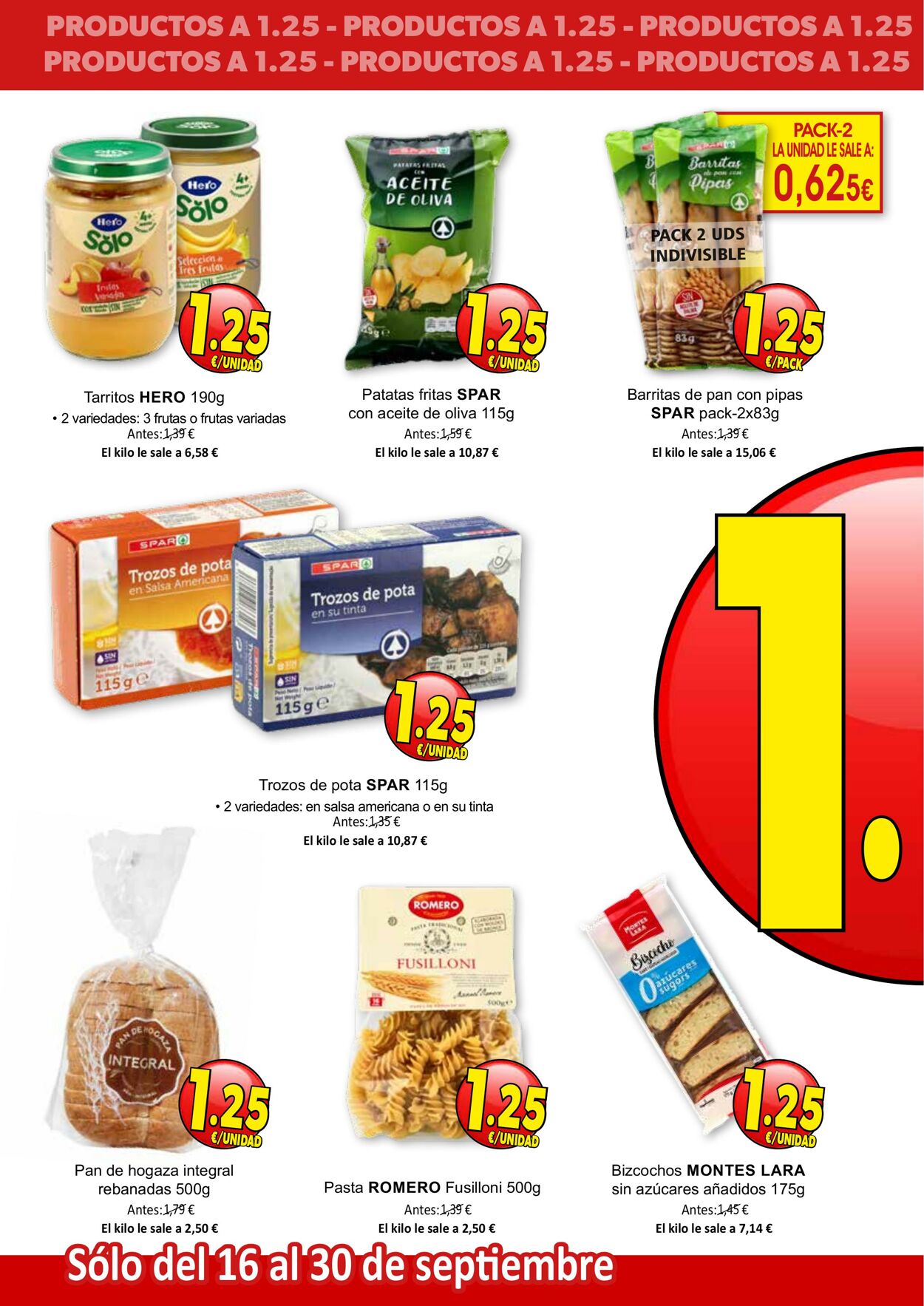 Folleto SPAR 16.09.2025 - 30.09.2025