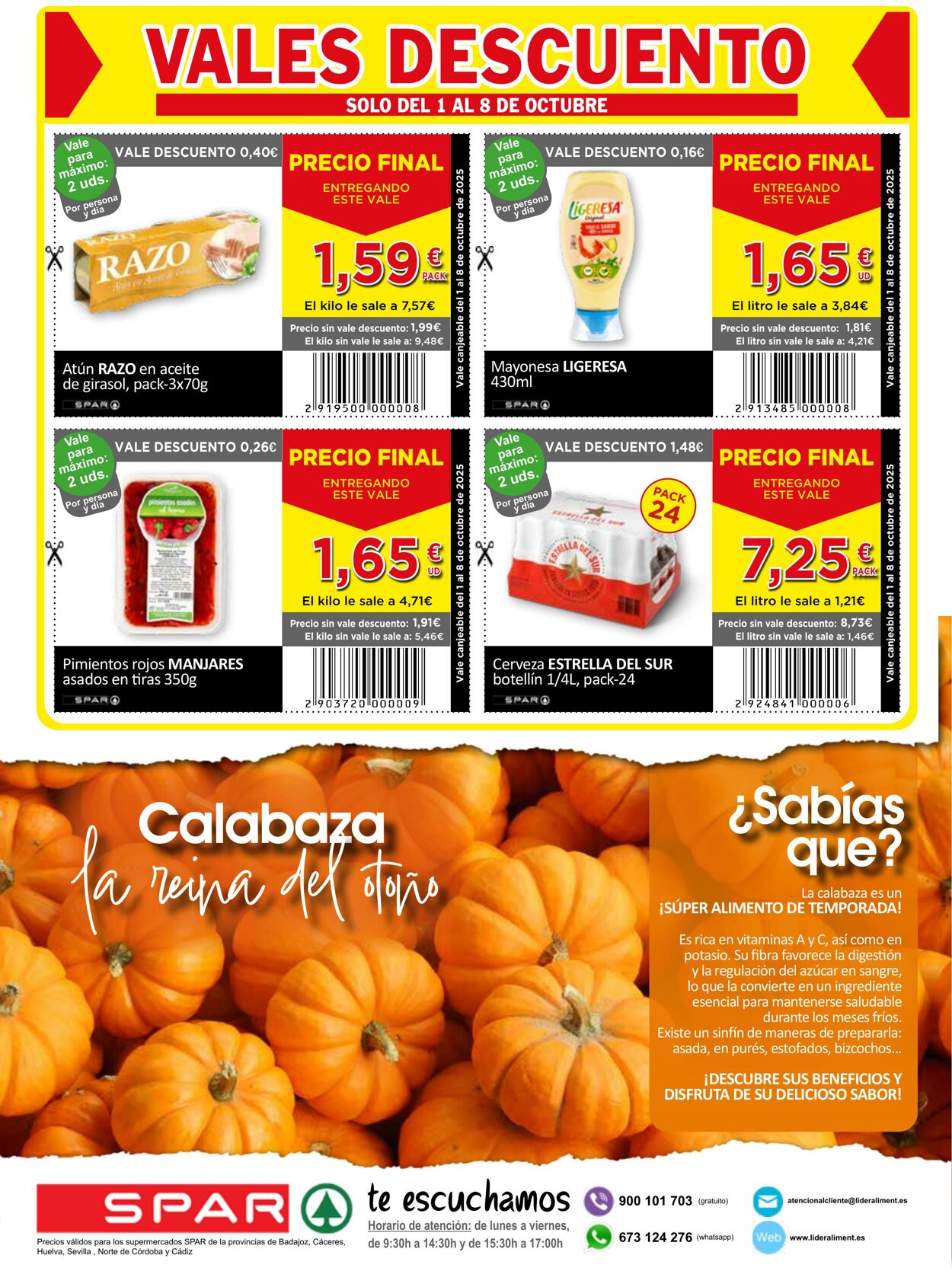 Folleto SPAR 01.10.2025 - 16.10.2025